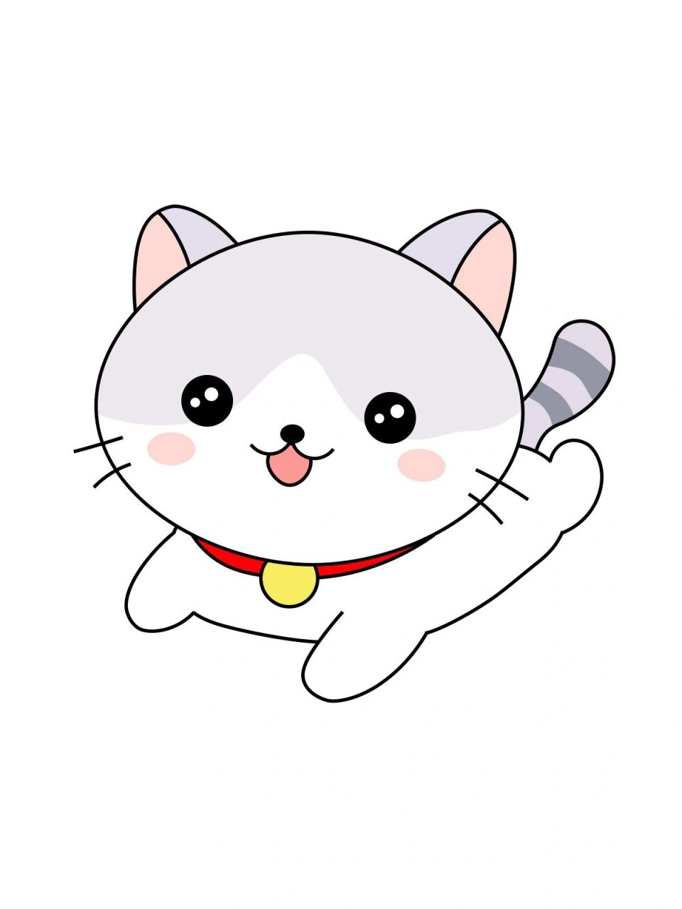 超级可爱的宝藏卡通动物-猫咪系列 可直接打印