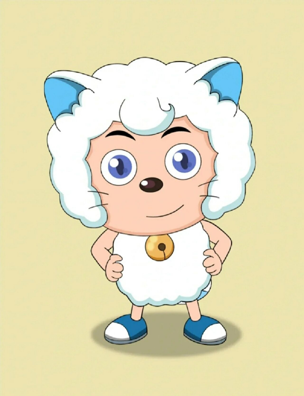 画了喜羊羊和明日女王 喜欢的给我点个赞.