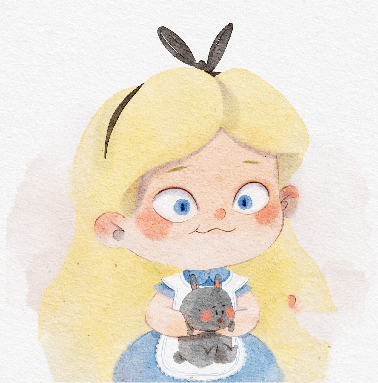 迪士尼公主头像Ⅰ板绘仿水彩 画画 再画一波小公主们 工具:ipad/手绘