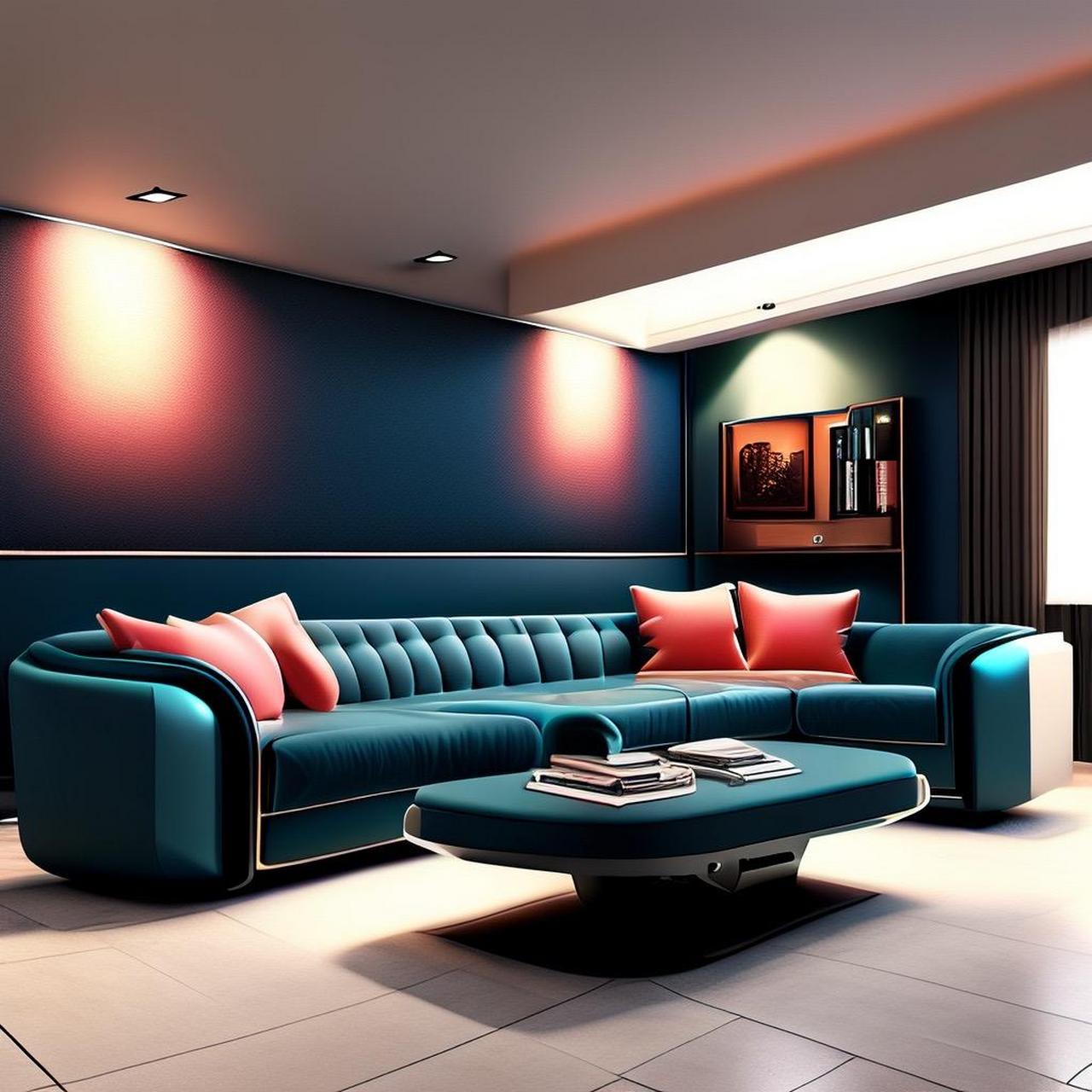 别墅影视厅 高端沙发定制 高档大气上档次