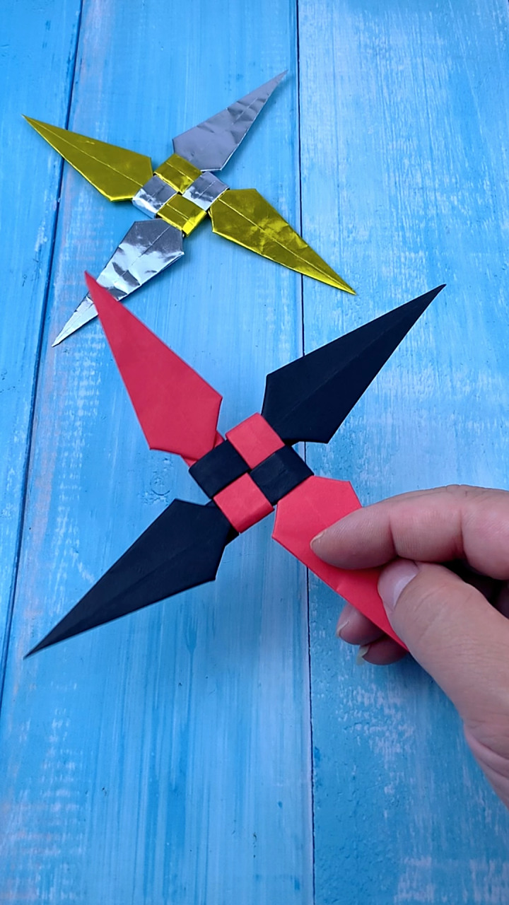 学会这个帅气的飞镖折纸小伙伴肯定羡慕死了