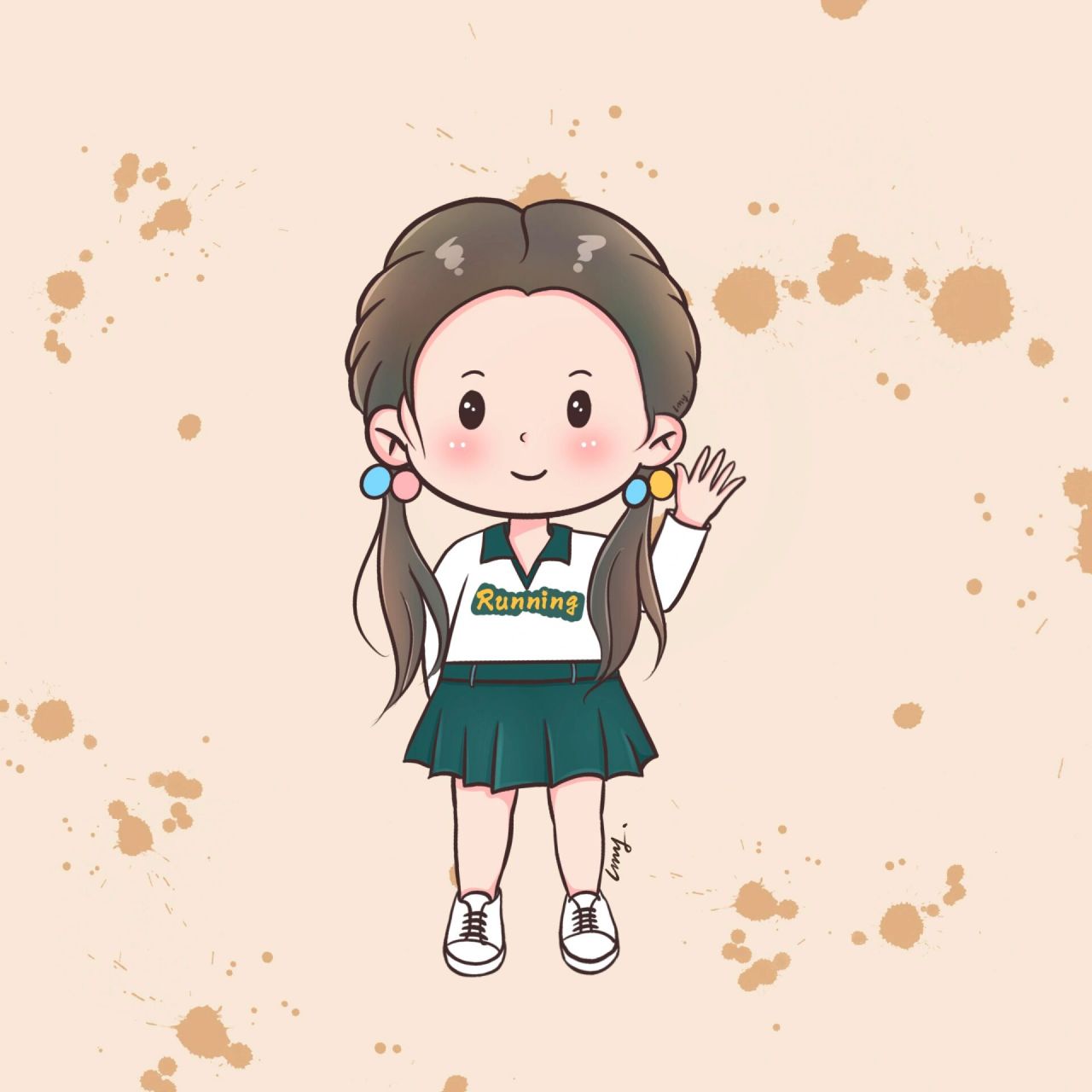 白鹿简笔画|可爱卡通头像|人物插画 白鹿新造型