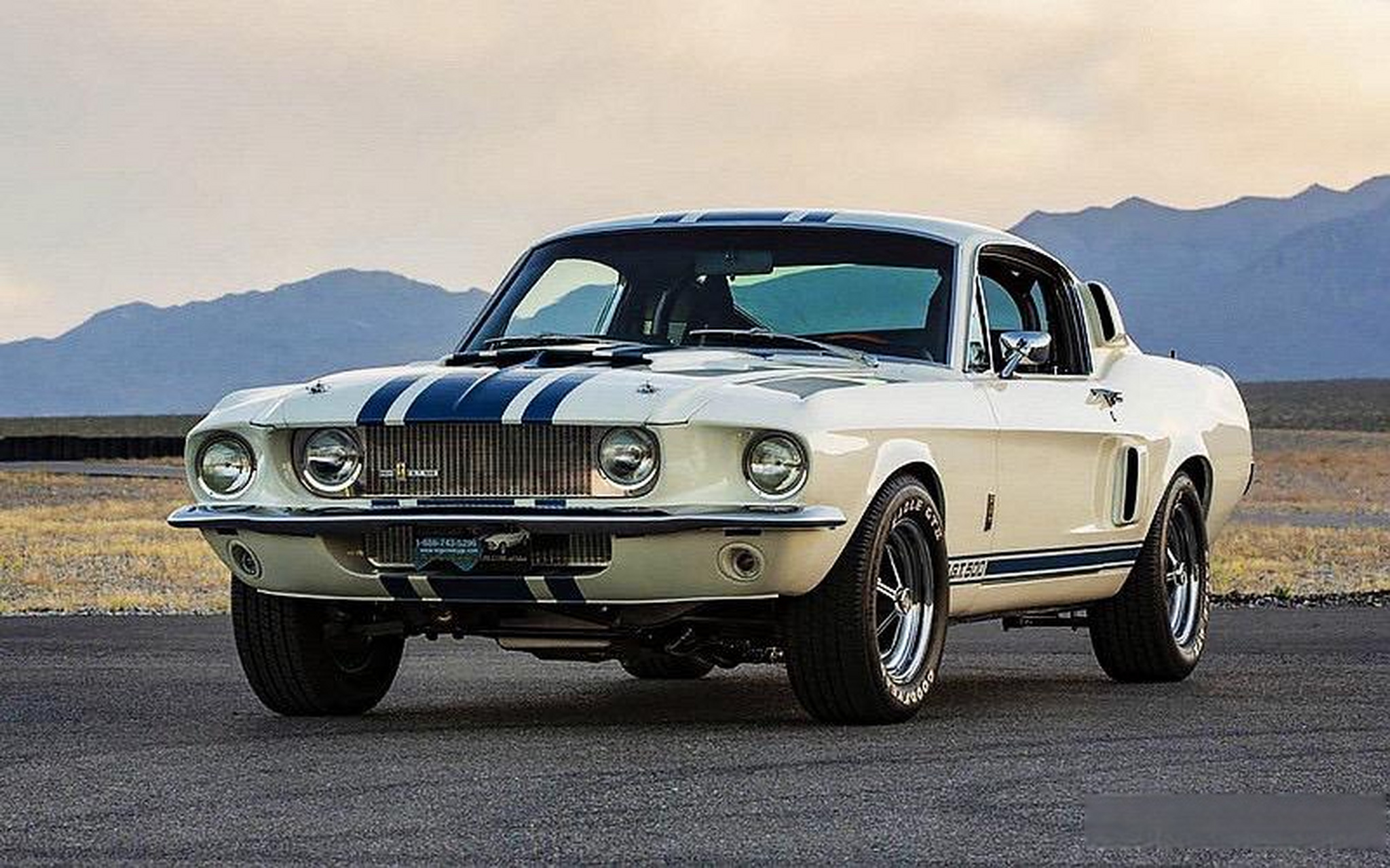 老爷车肌肉车福特野马谢尔比  福特野马谢尔比gt500 428 眼镜蛇于1964