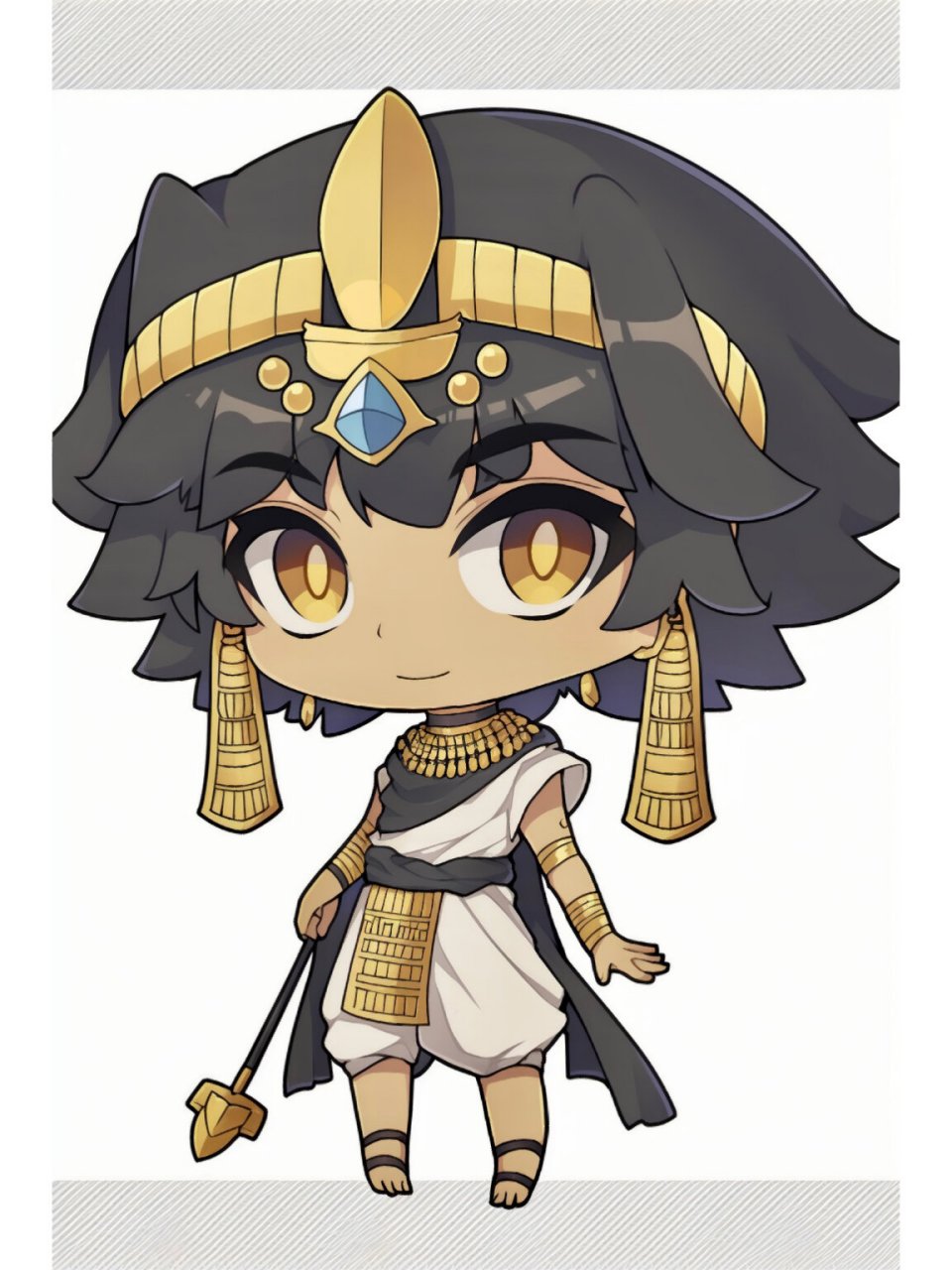 q版二次元古埃及王子  夏日滤镜