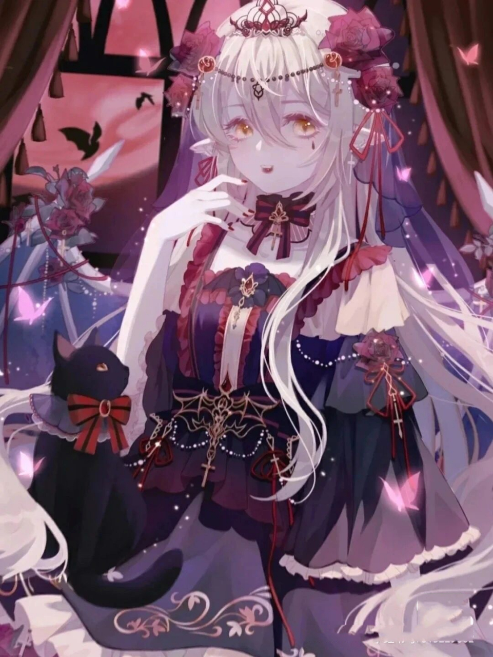 天使与恶魔可爱女生头像