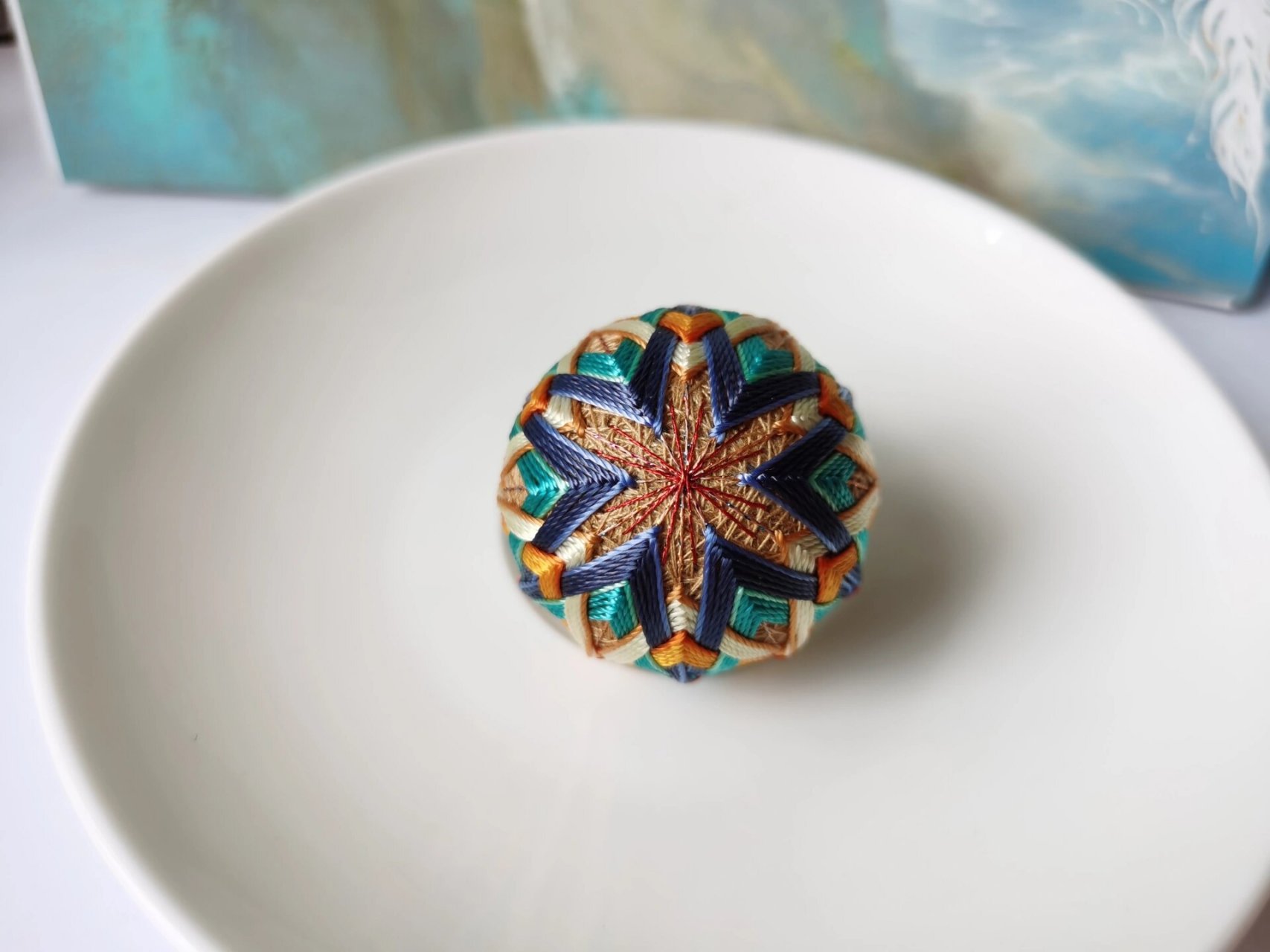 每次都不一样的配色——手鞠球