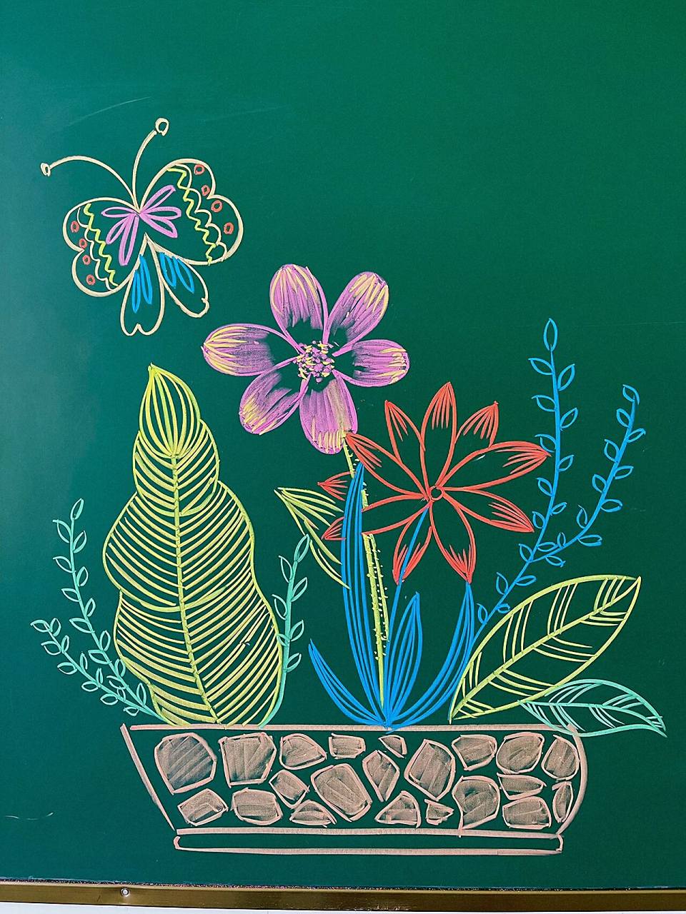 黑板报之小角落图案简单好看