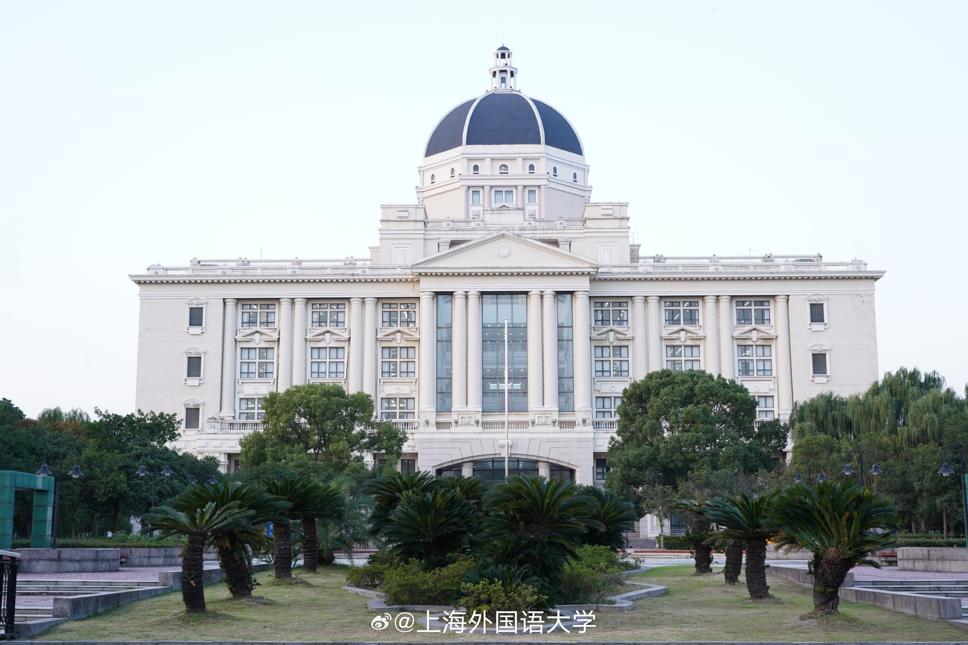 上海外国语大学航拍图片