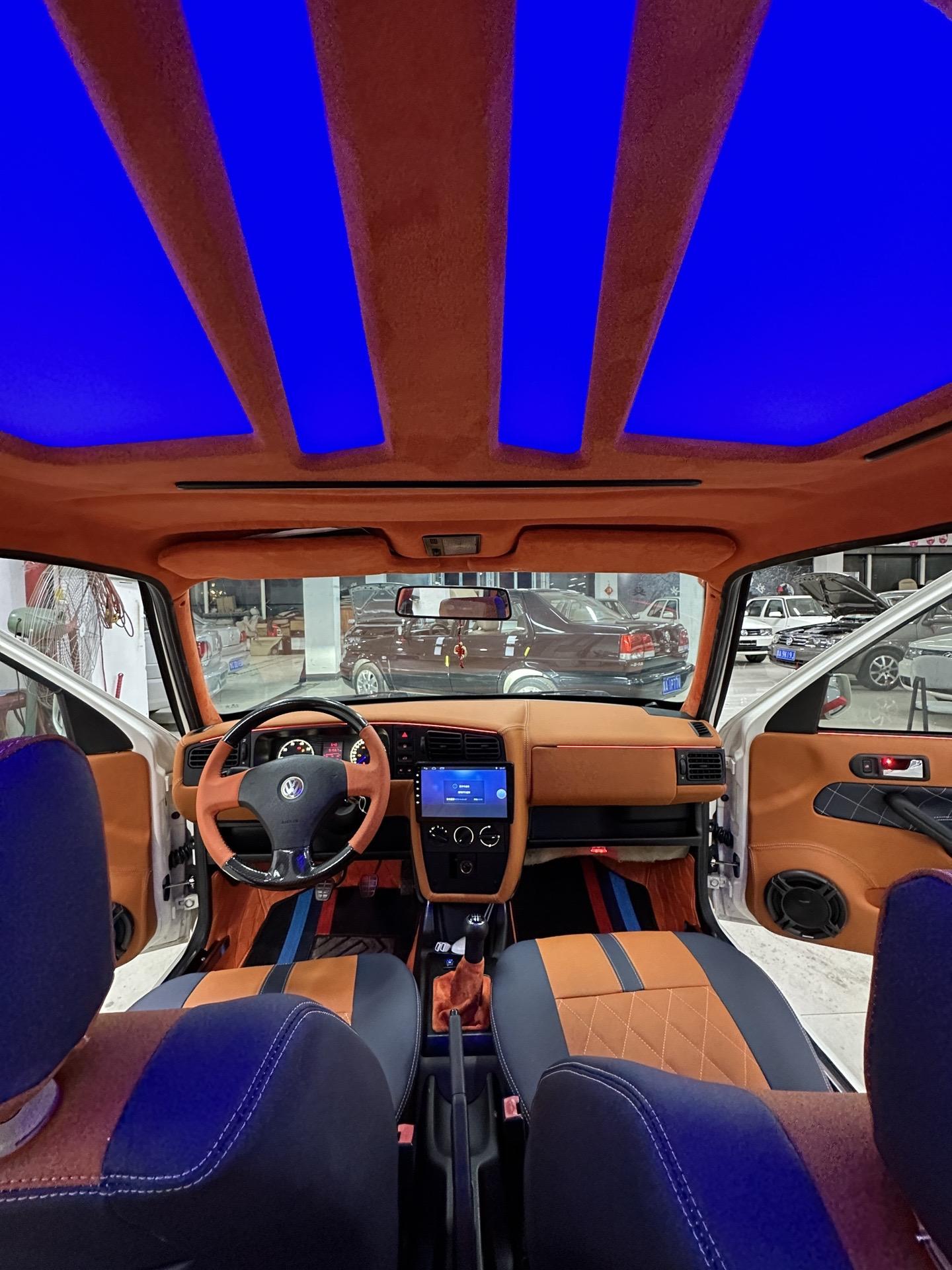 新到极品一手12年改装捷达,内饰升级爱马仕橙,全车64色氛围灯,双透镜