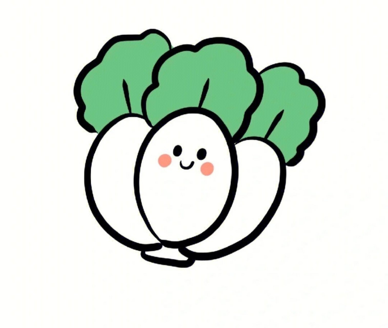 园可爱卡通蔬菜电子版环创素材93打印 孩子们喜欢的可爱蔬菜宝宝