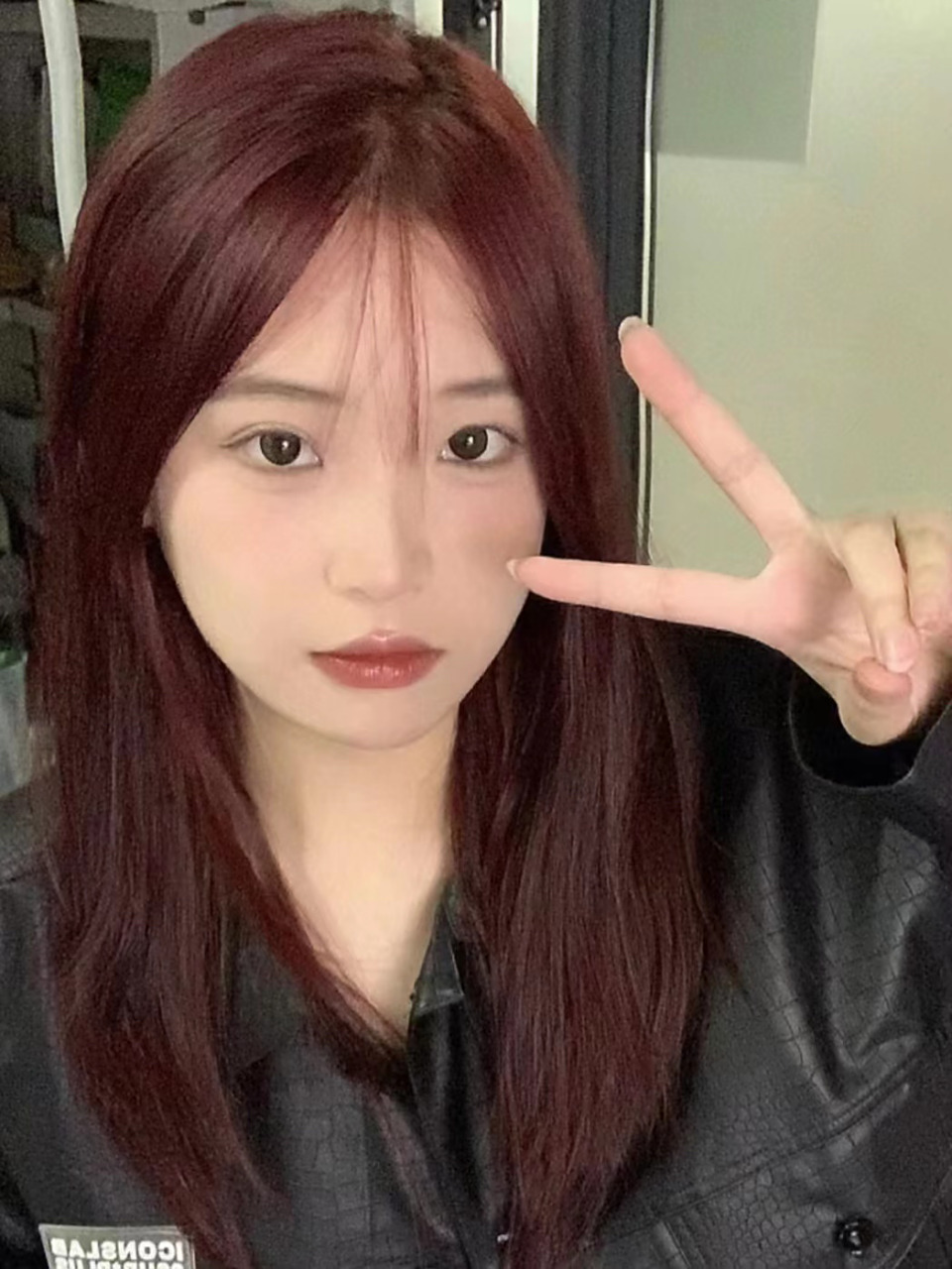 黄黑皮友好发色～暗红色 显白发色推荐～暗红色