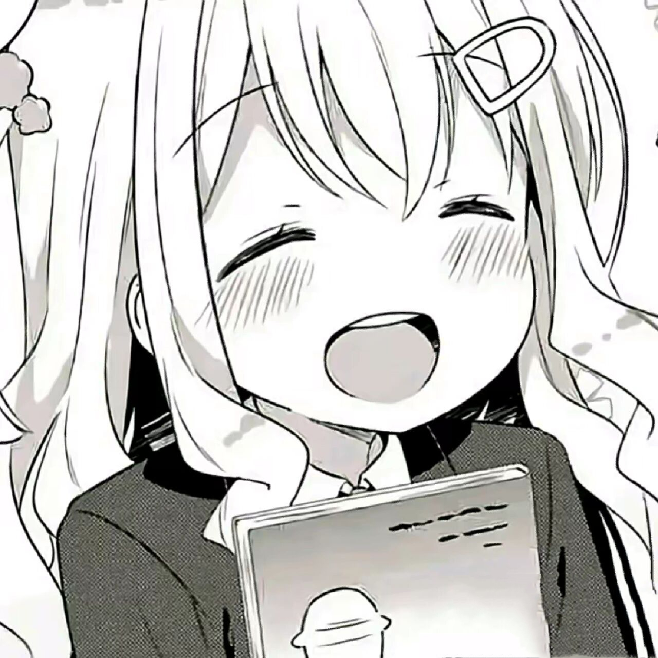 黑白动漫女头像～ 想要哪一张 礼貌拿走o