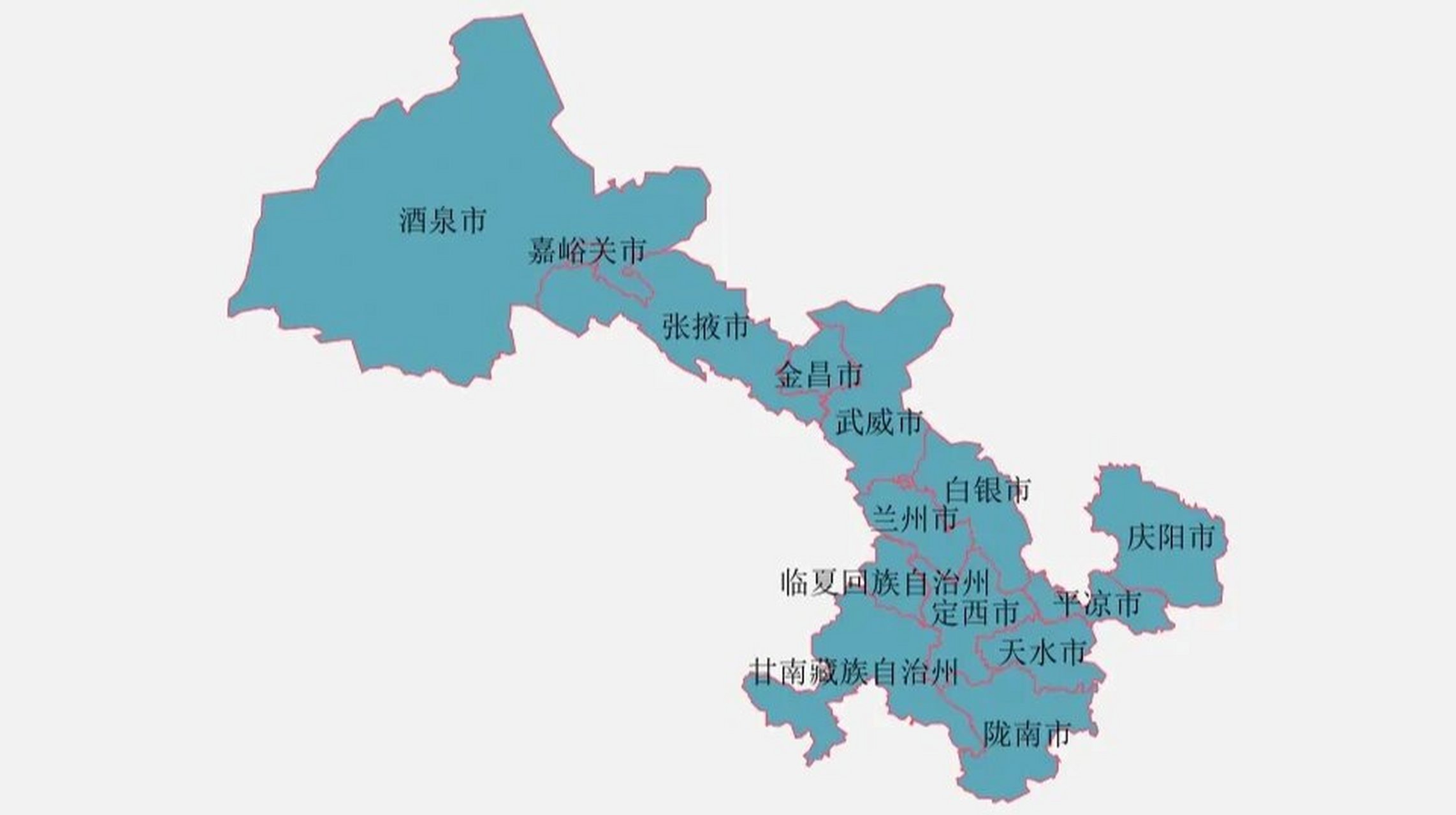 2020兰州市行政区划图图片