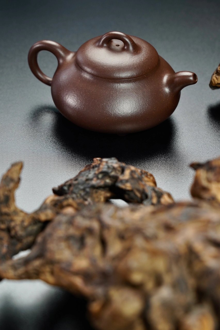 紫砂壶推荐——矮石瓢 【风音堂】实力派吴界明老师作品 矮石瓢 容量