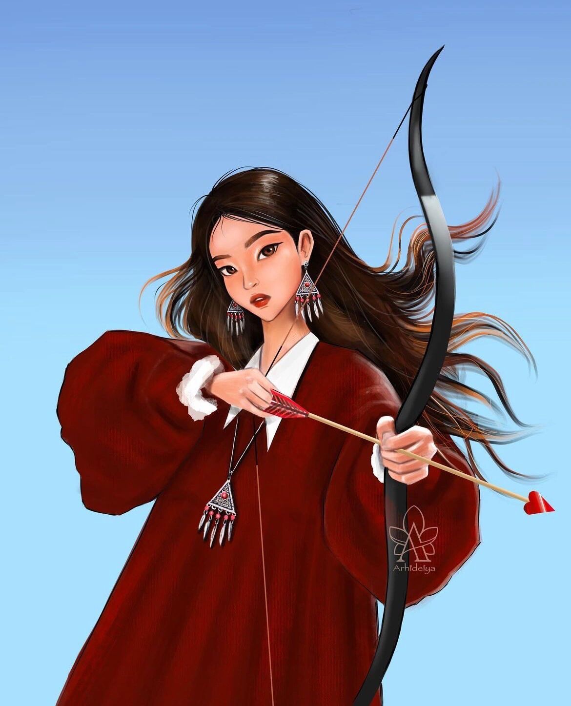 民族系列|插画|哈萨克族