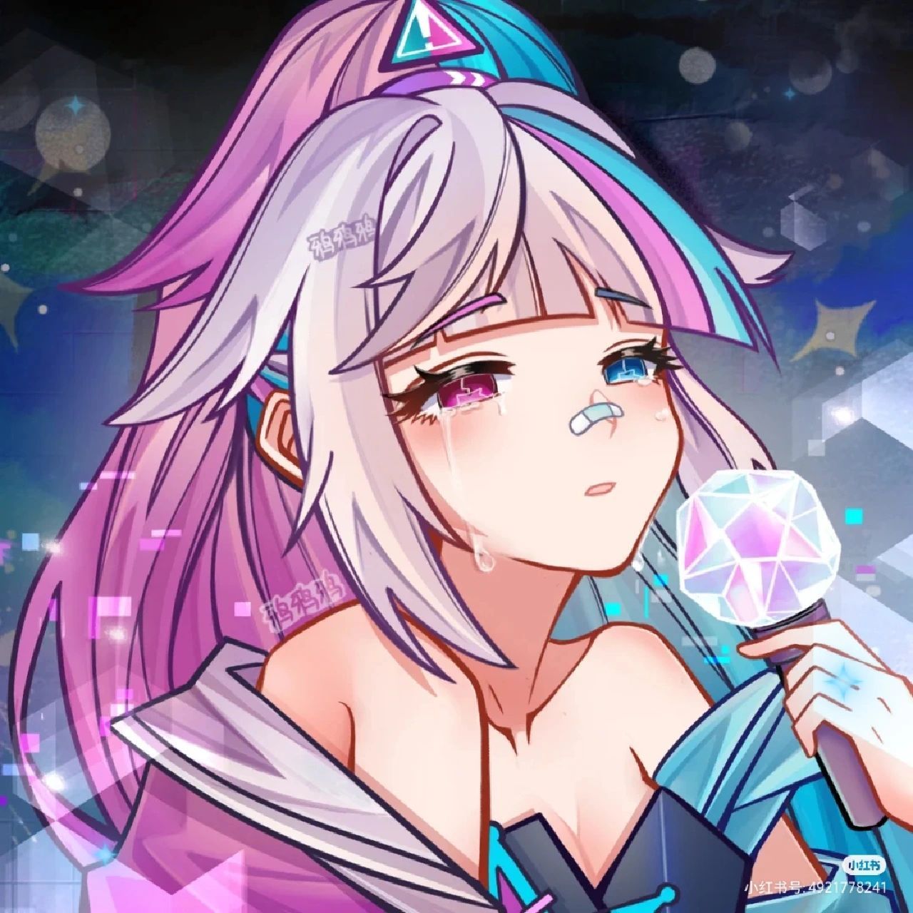 蛋仔派对音爆耀星头像 (不是原创,不喜勿喷)原创  另外说一下,真的很