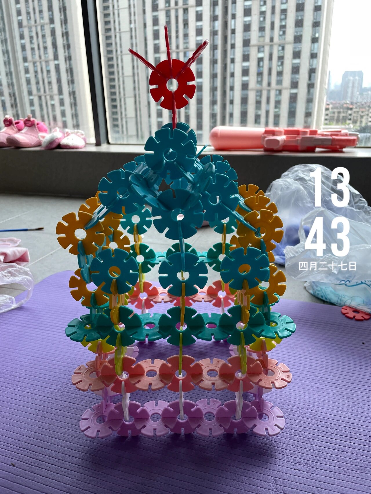 雪花片作品 大型图片