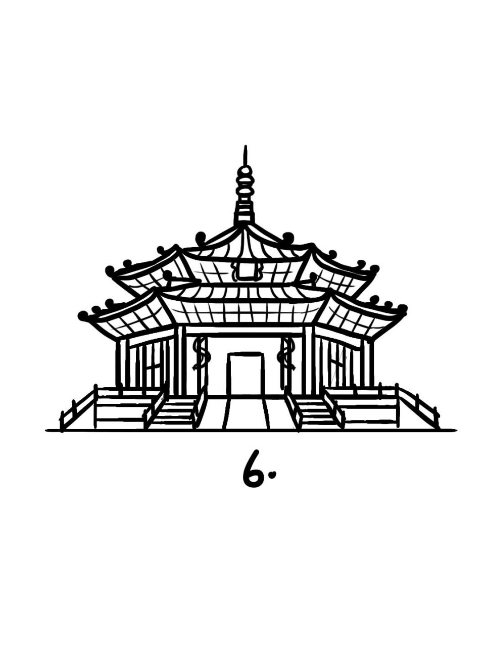 地标建筑简笔画教程32 地标建筑32-沈阳故宫,位于沈阳市沈河区,是