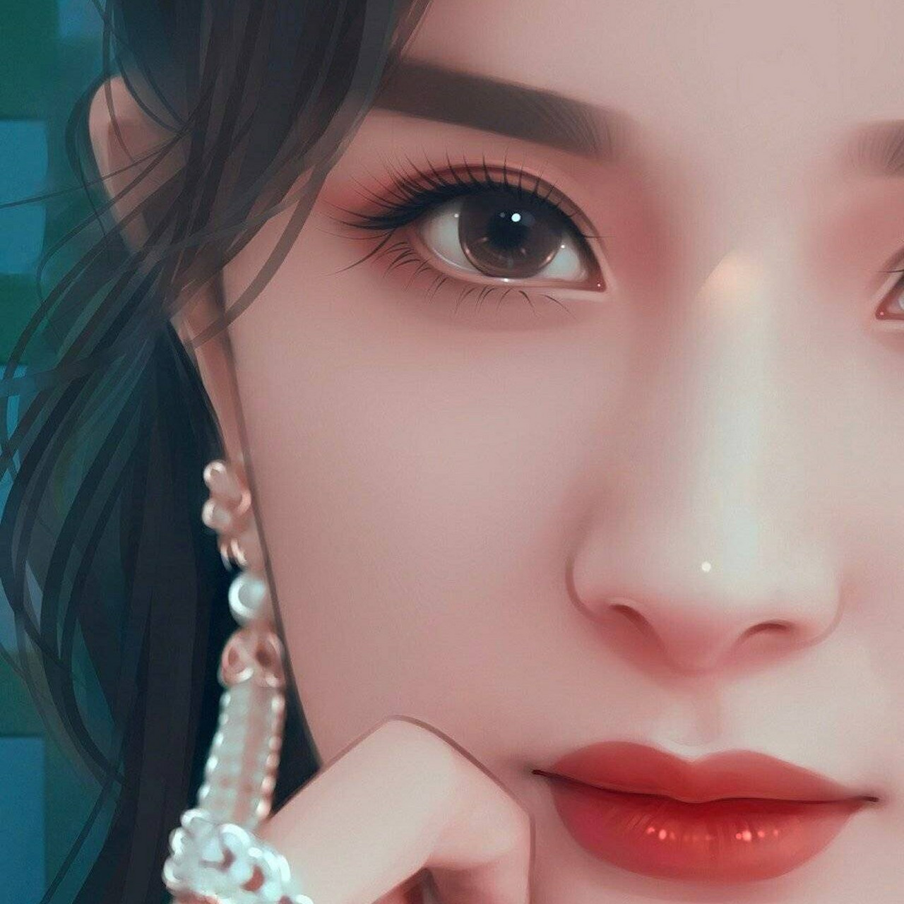 绘美人睿麻手绘,这个美人绝了!