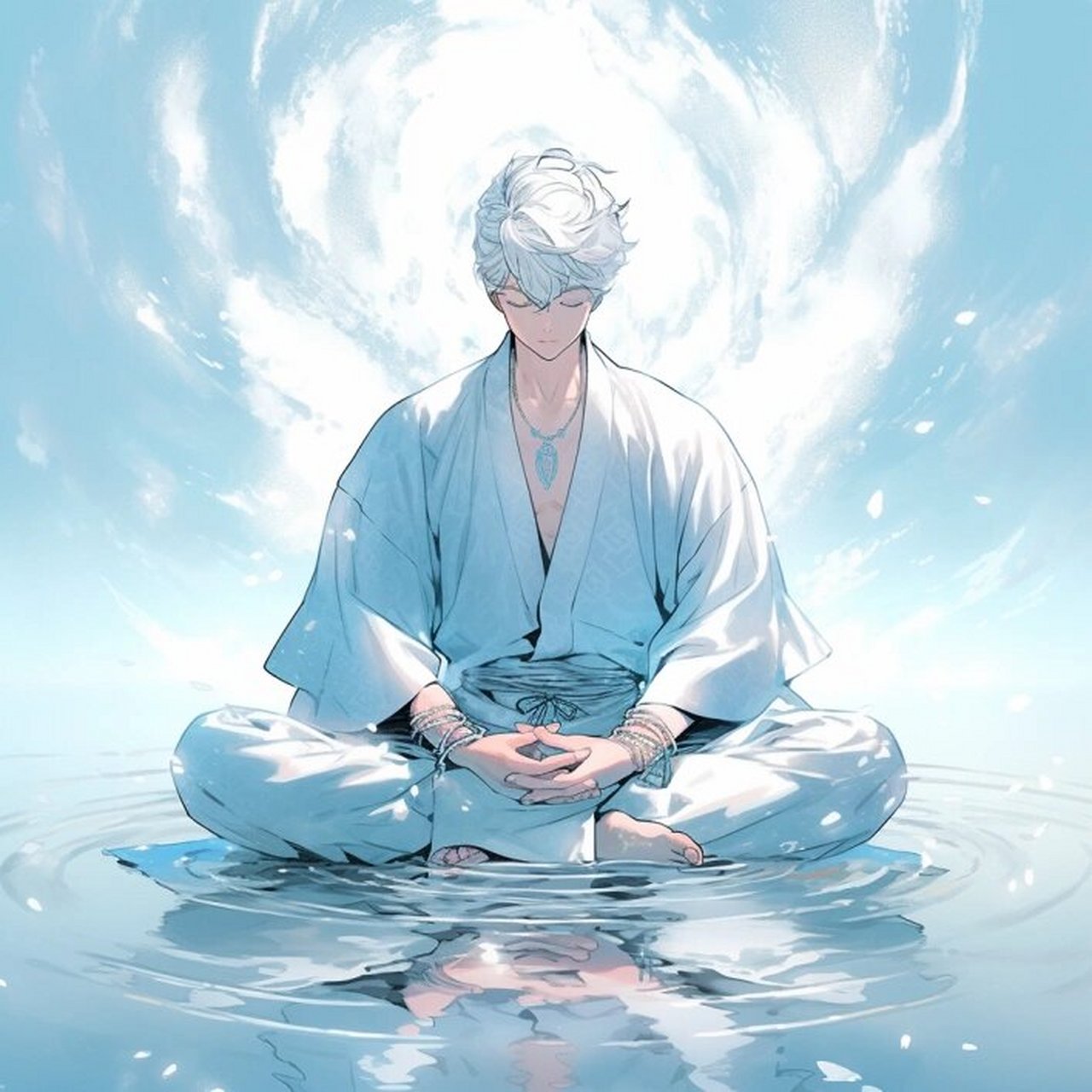 打坐少年 | 这个v领我爱了 | 男生头像 空即是色,色即是空