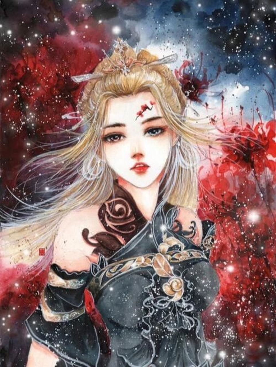 彼岸花有花叶,有叶无花.