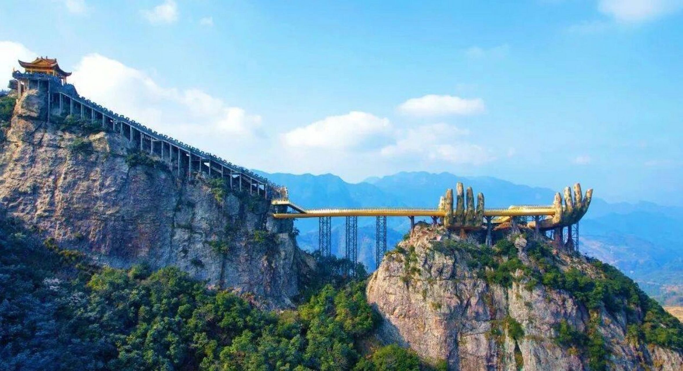 马岭天观 |感受大自然 介绍 90 	 马岭天观位于建德市乾潭镇,依拖一