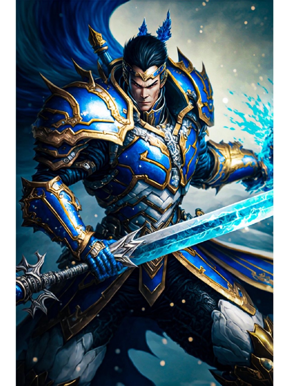 【ai绘画】异界赵云 赵云来到未来机甲,一样的战神.