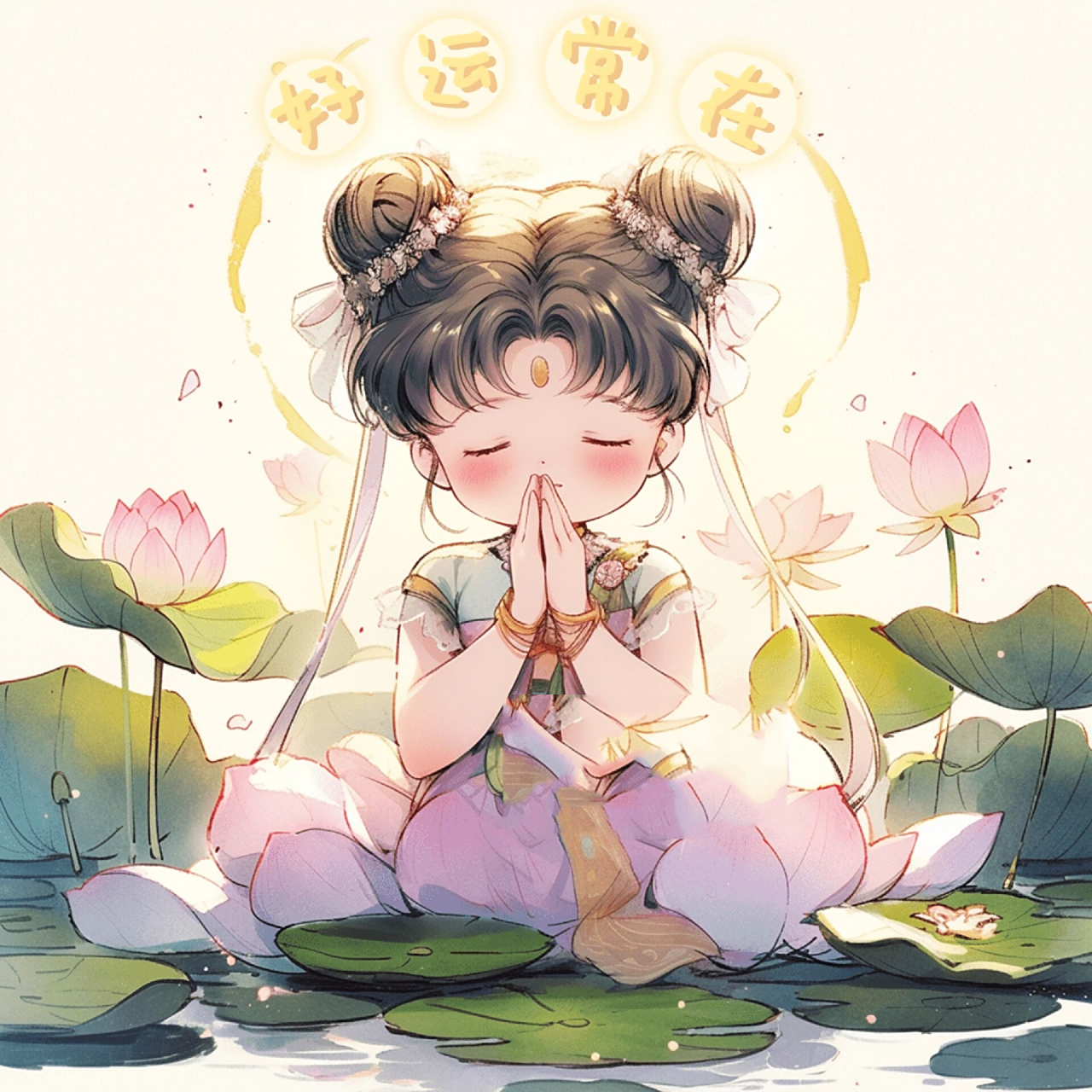 好运头像/美少女版本佛系头像 女生头像