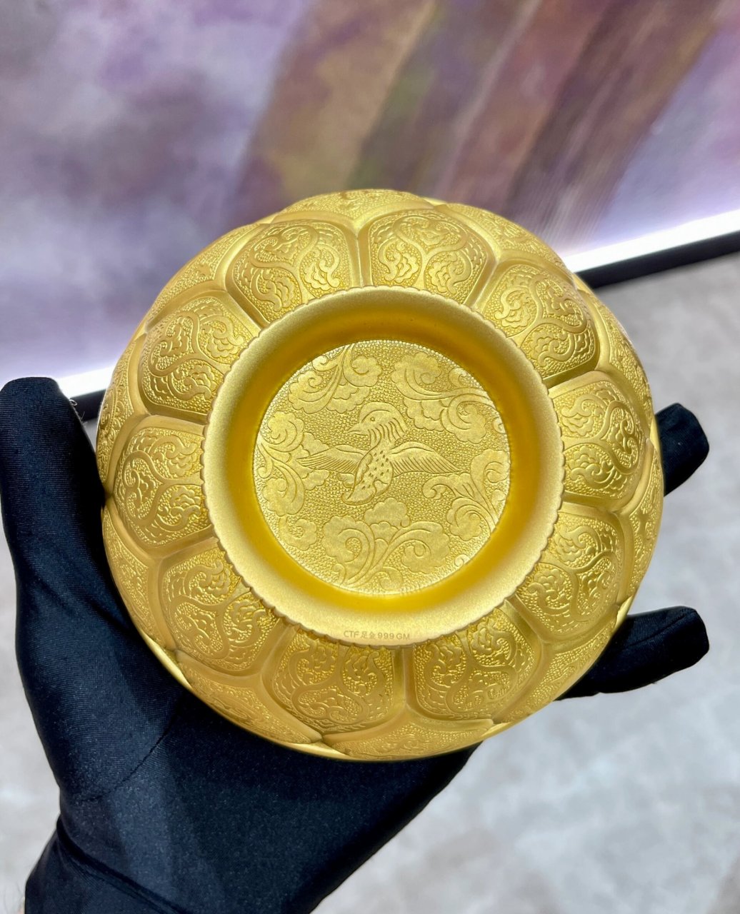 大唐金碗 【大唐金碗】黄金定价摆件,周大福经典·传承系列,金碗设计