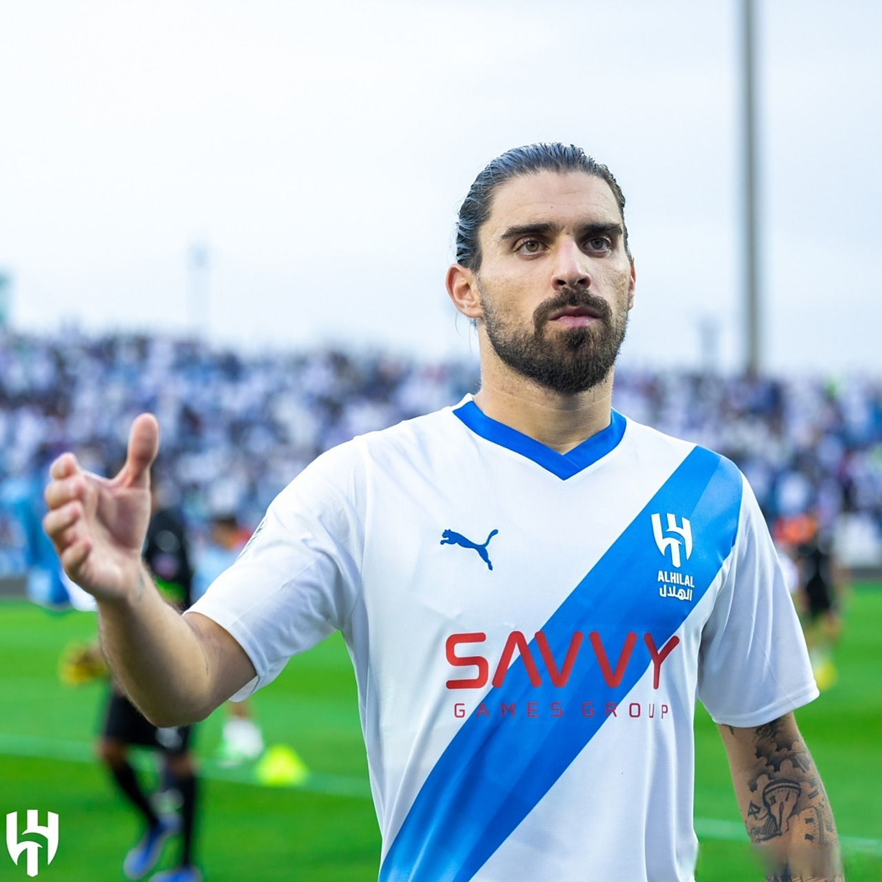 世界杯[超话] 利雅得新月球员鲁本·内维斯赛后接受采访谈沙特联赛