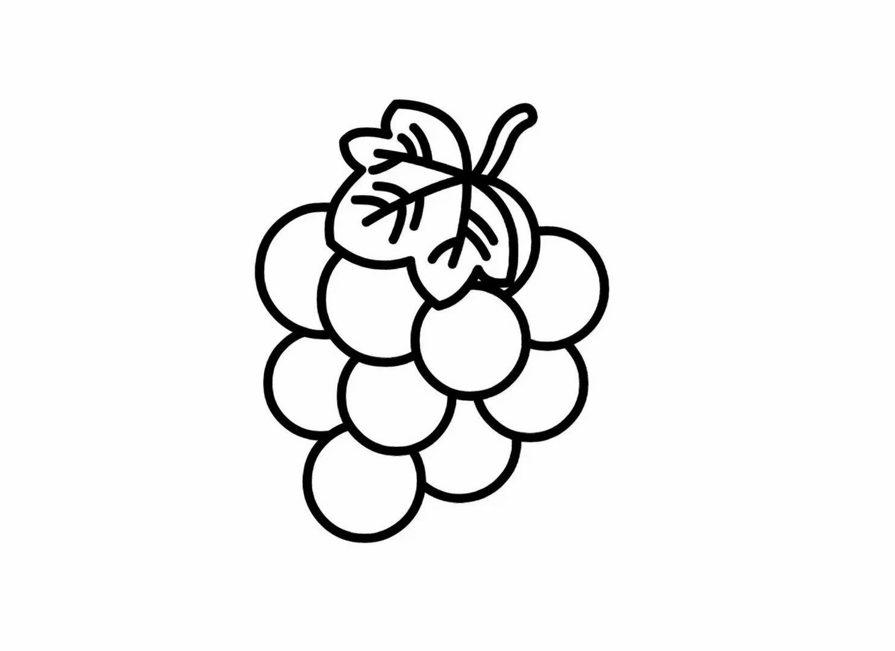 水果简笔画可打印素材