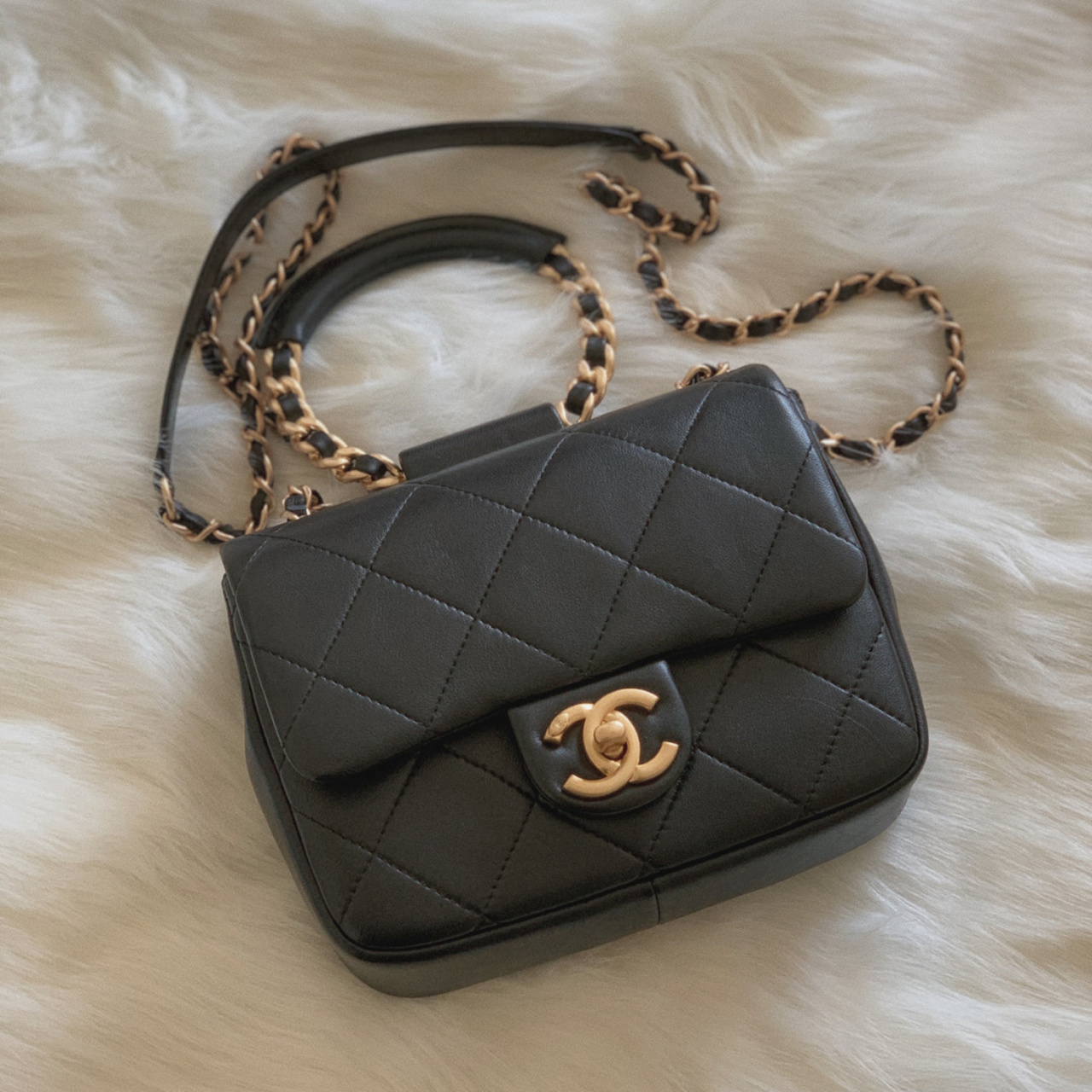 包包分享|chanel香奈儿圆环手柄包 - chanel香奈儿2020春夏圆环方胖子