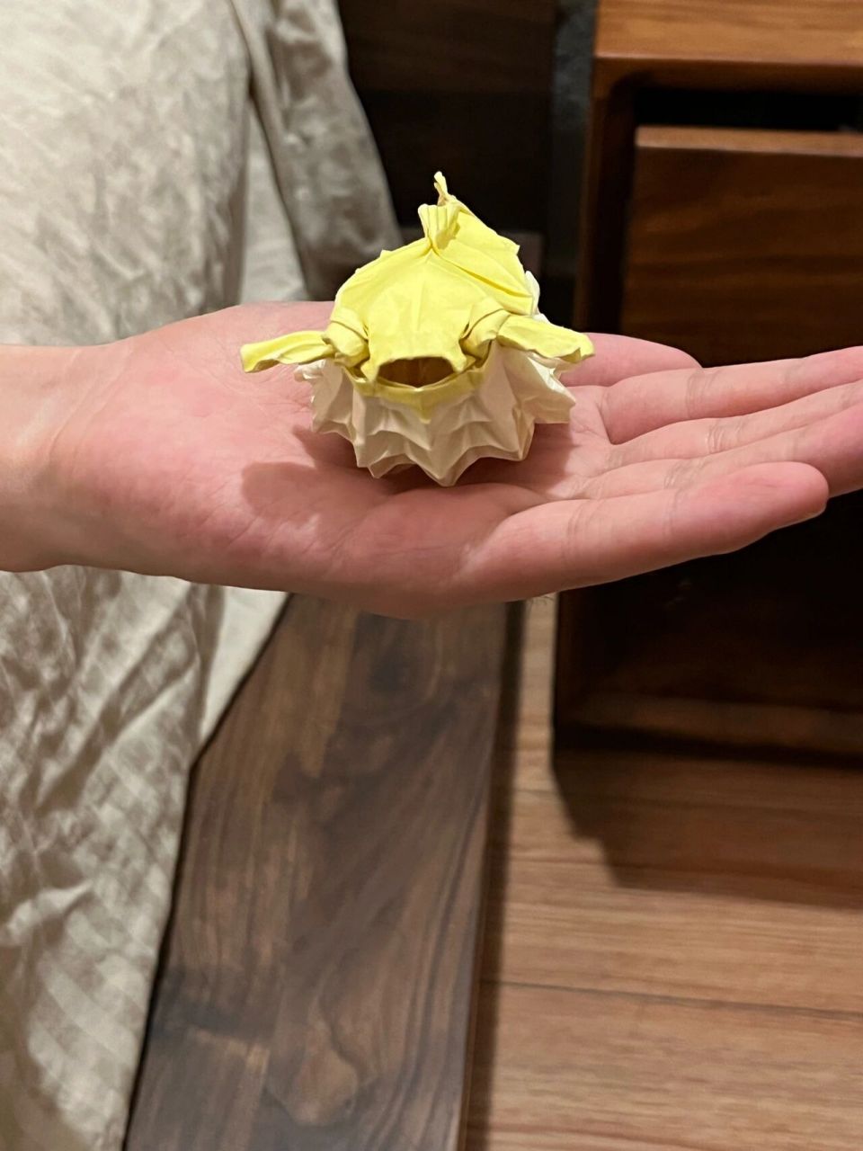 气鼓鼓的河豚🐡折纸 设计:jang yong-ik 折制:我 用纸: 西口 	 看折