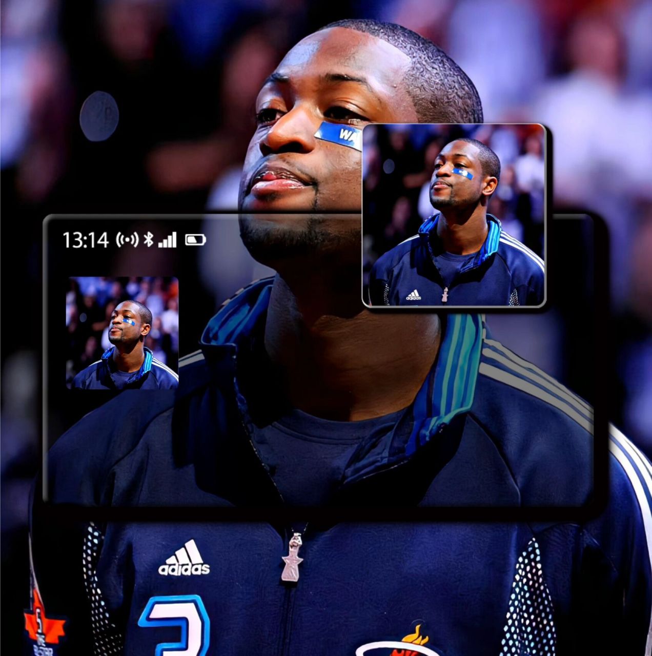 nba球星壁纸——德怀恩·韦德 闪电侠高清头像