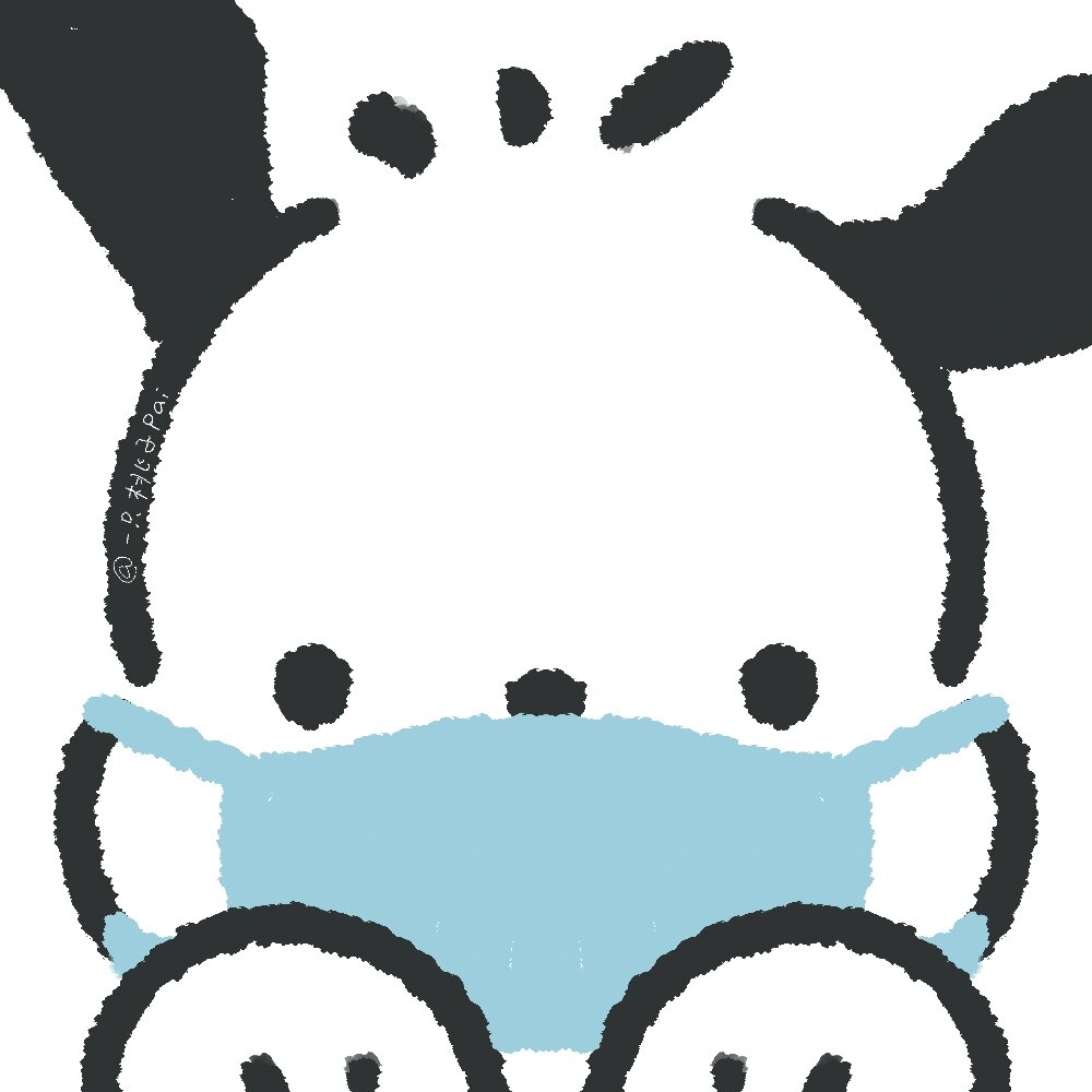 三丽鸥乖乖戴口罩头像来啦