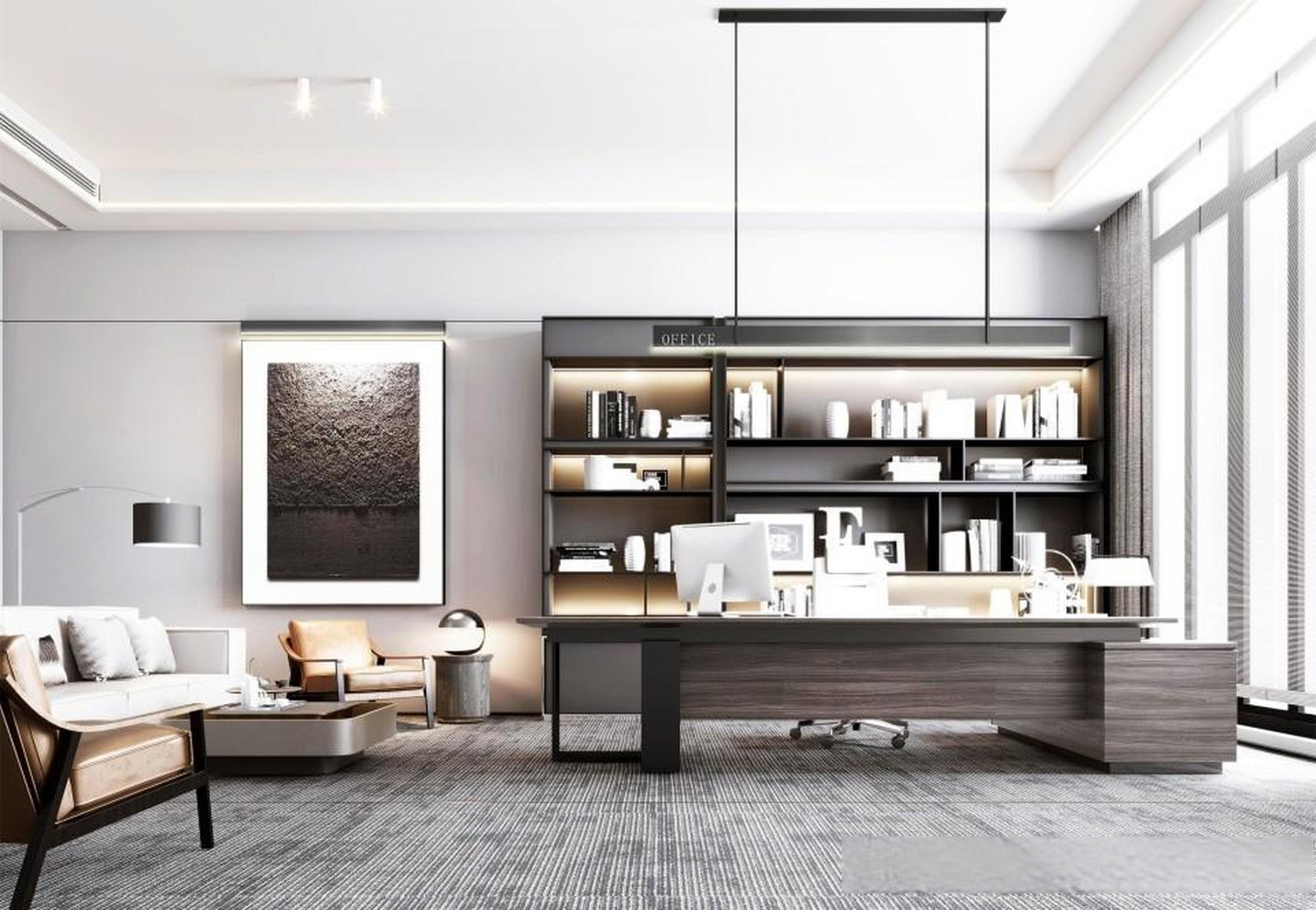 封闭.是独立办公室装修的必要条件.