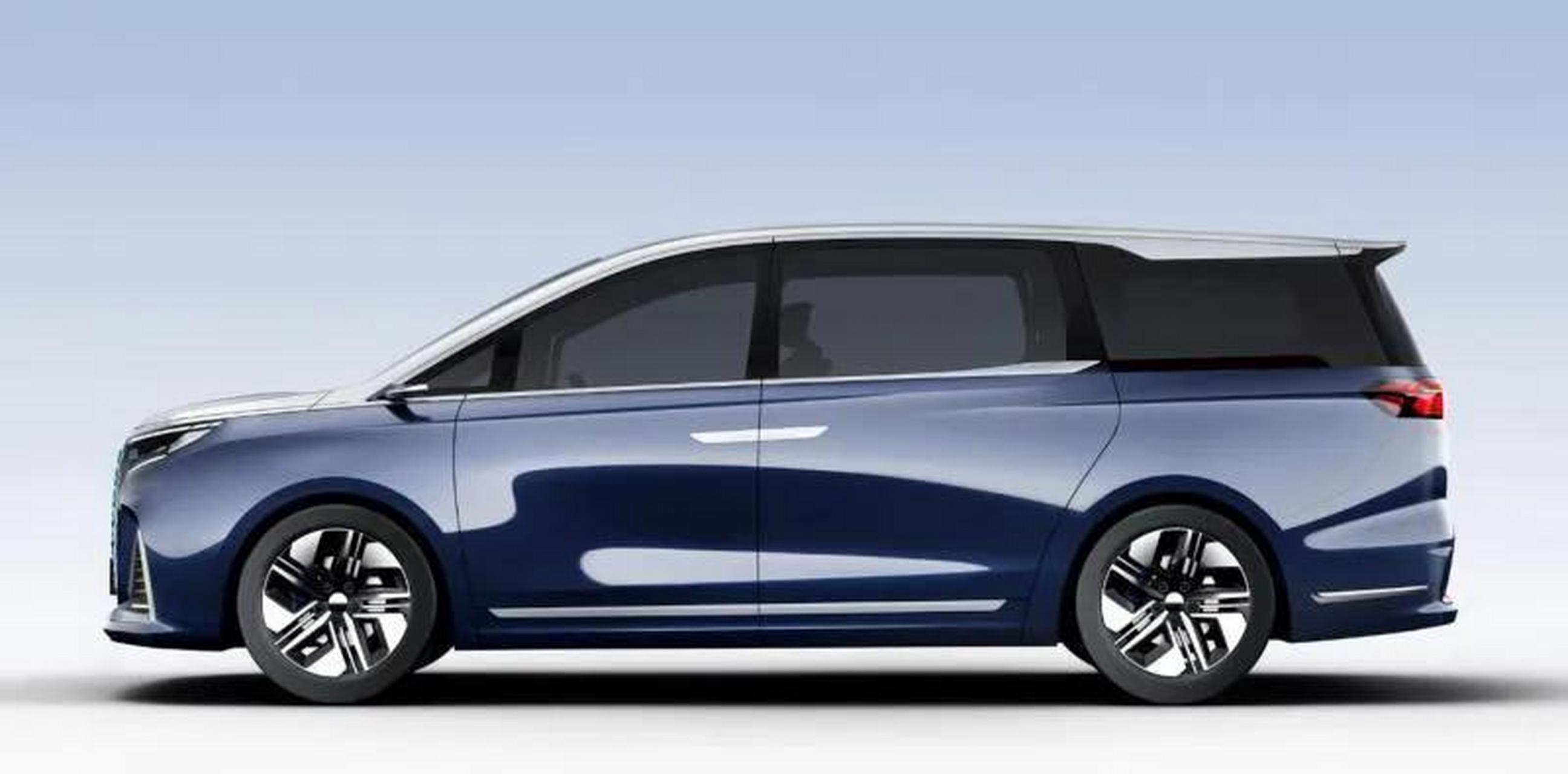 【江淮瑞风全新mpv概念车官图发布 亮相上海车展】据悉,新车车长超过