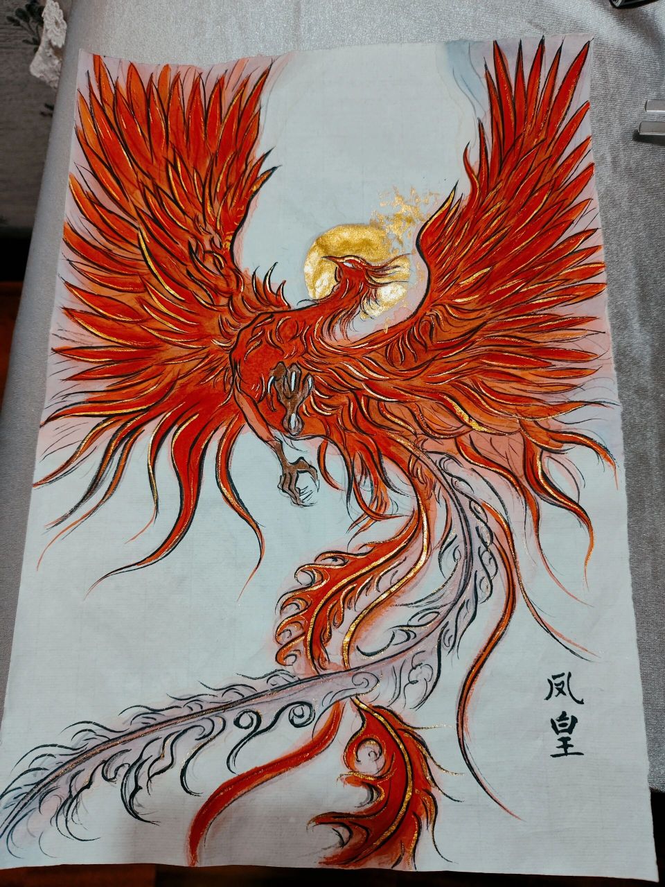 凤凰 临摹学习自杉泽