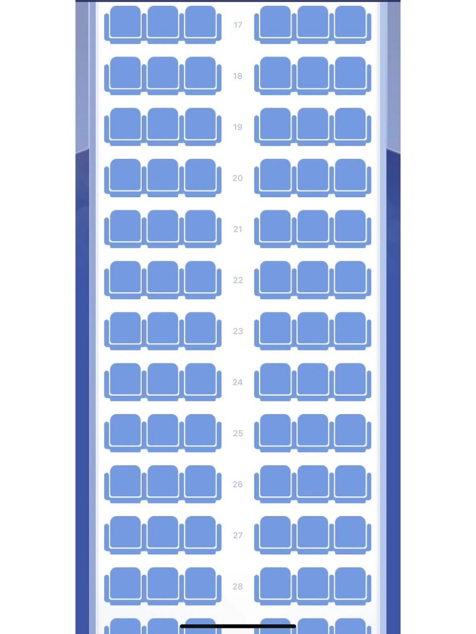 波音737-800(中)座位图图片