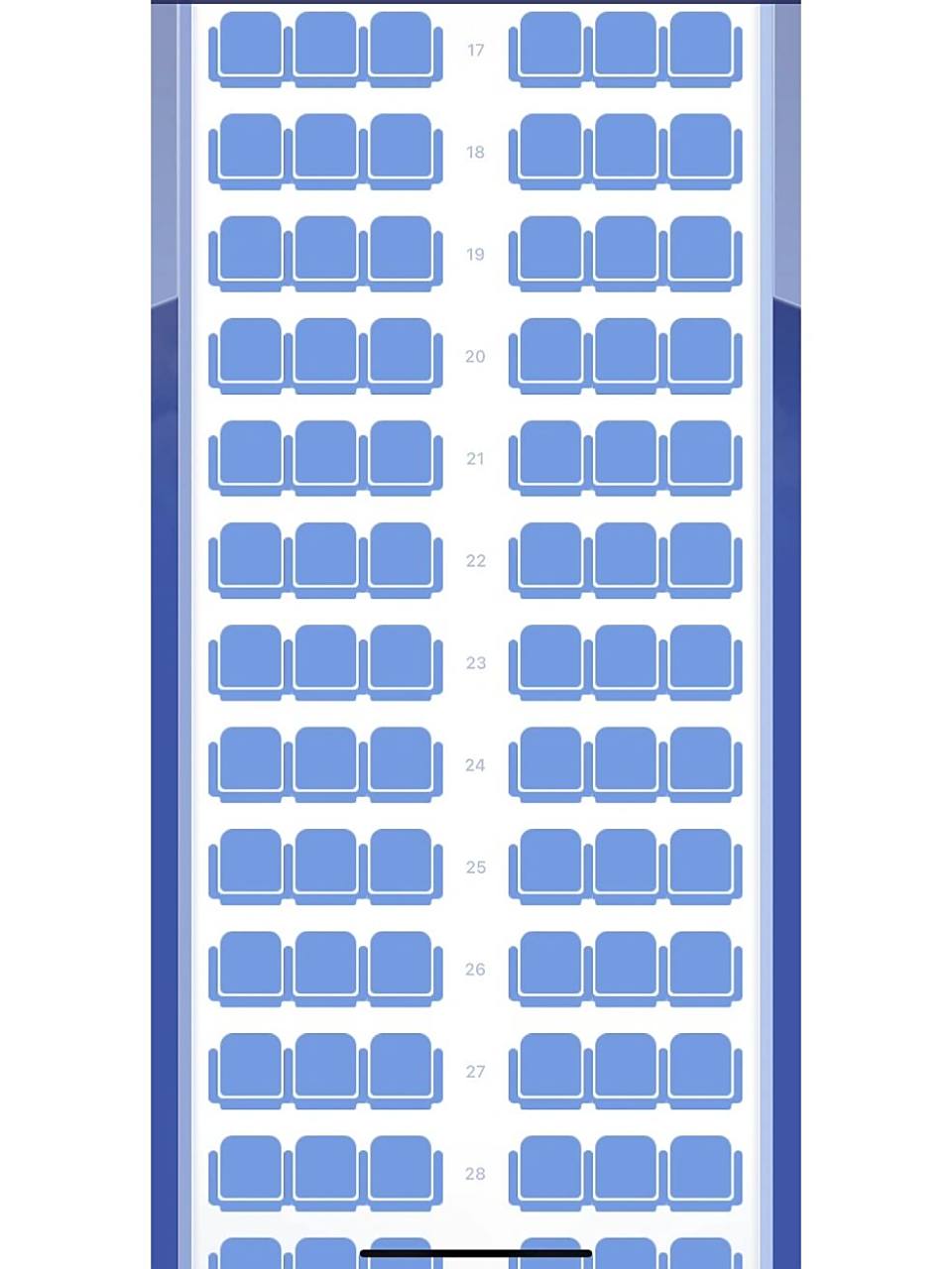 波音737-800 选座靠窗 比较推荐基数座位号 靠窗位a或者f中间大翅膀