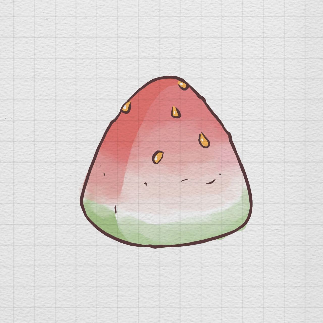 简笔画|饭团 来一份可可爱爱的饭团简笔画嘛宝子们