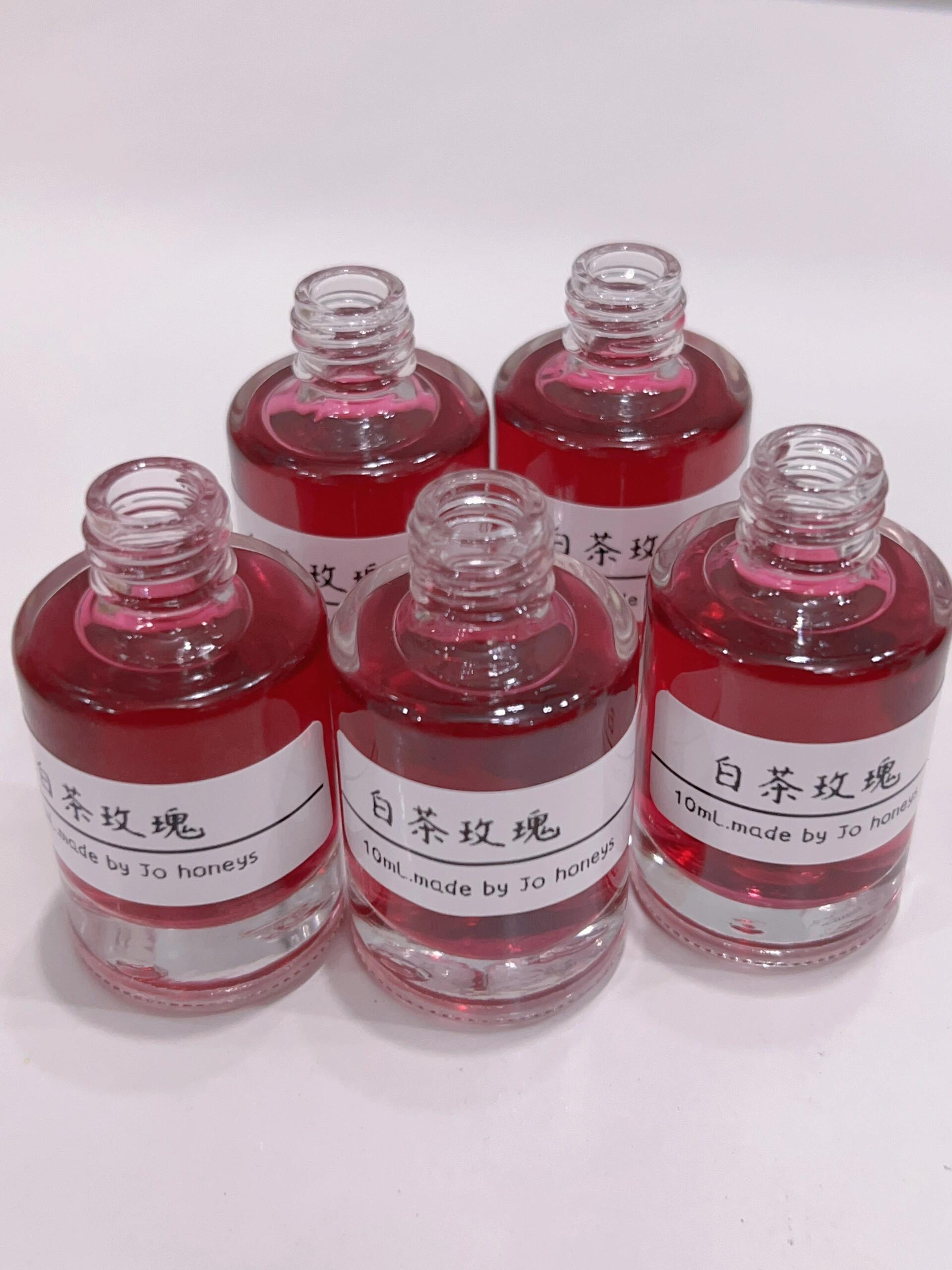 今日调香白茶玫瑰 香料表白茶荔枝竹子法国玫瑰玫瑰酊剂柑橘麝香木