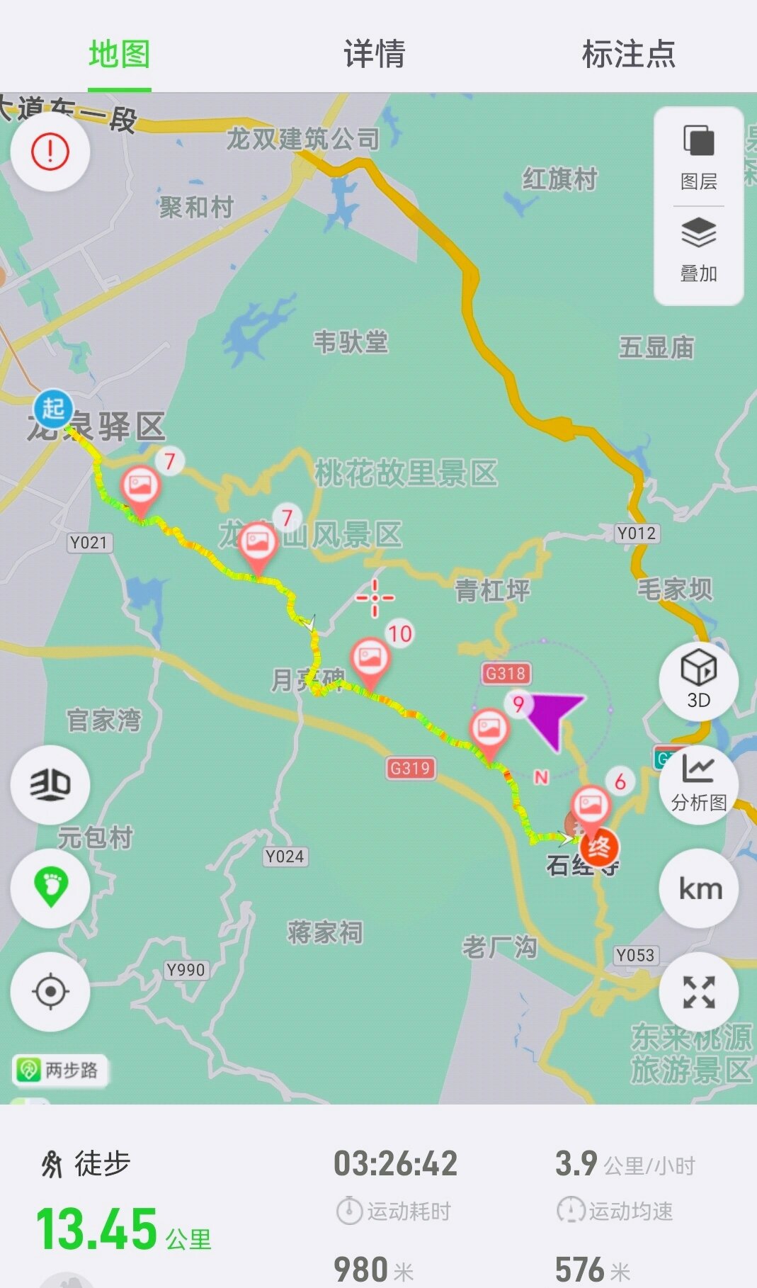 龙泉 石经寺 徒步