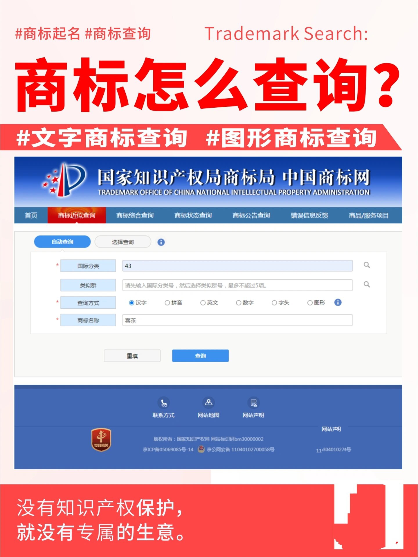 商标怎么自己查询 商标怎么查询 商标查询决定商标能否注册成功的最