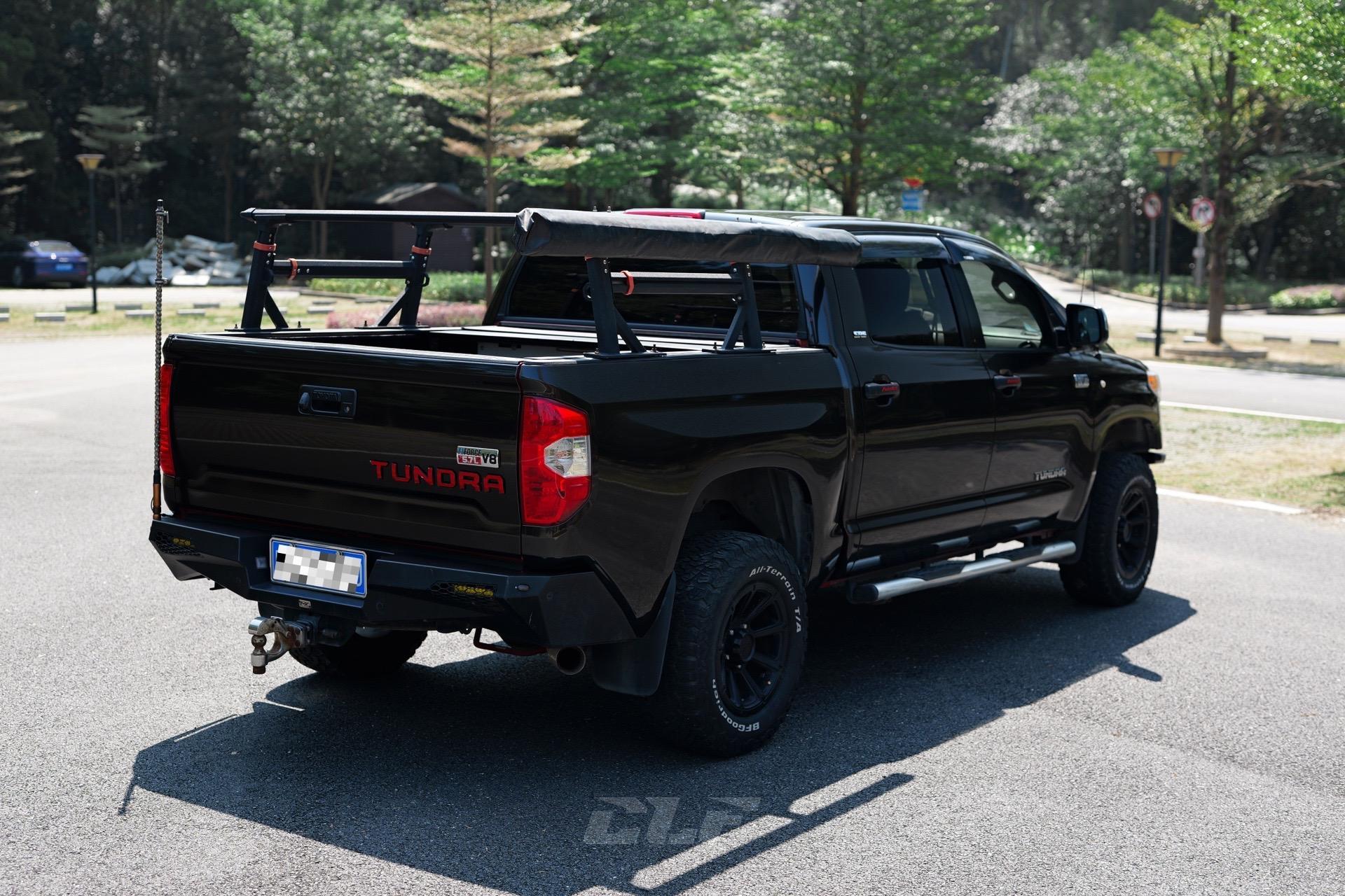 丰田坦途改色贴膜案例.坦途改色贴膜案例  超亮金属黑