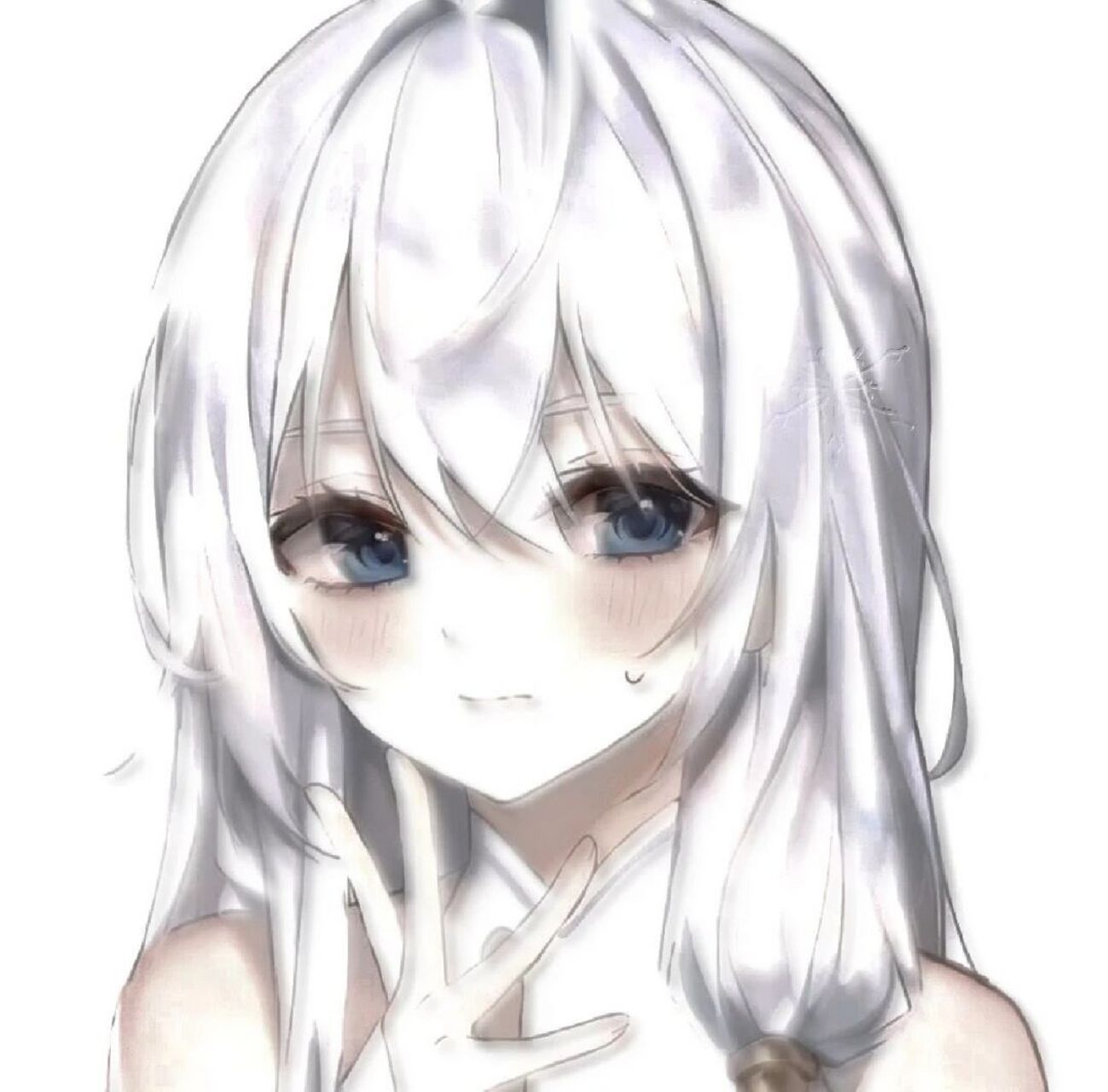 黑白灰女生动漫头像 ┏━━━━━┓ 77 370106 ∣0001