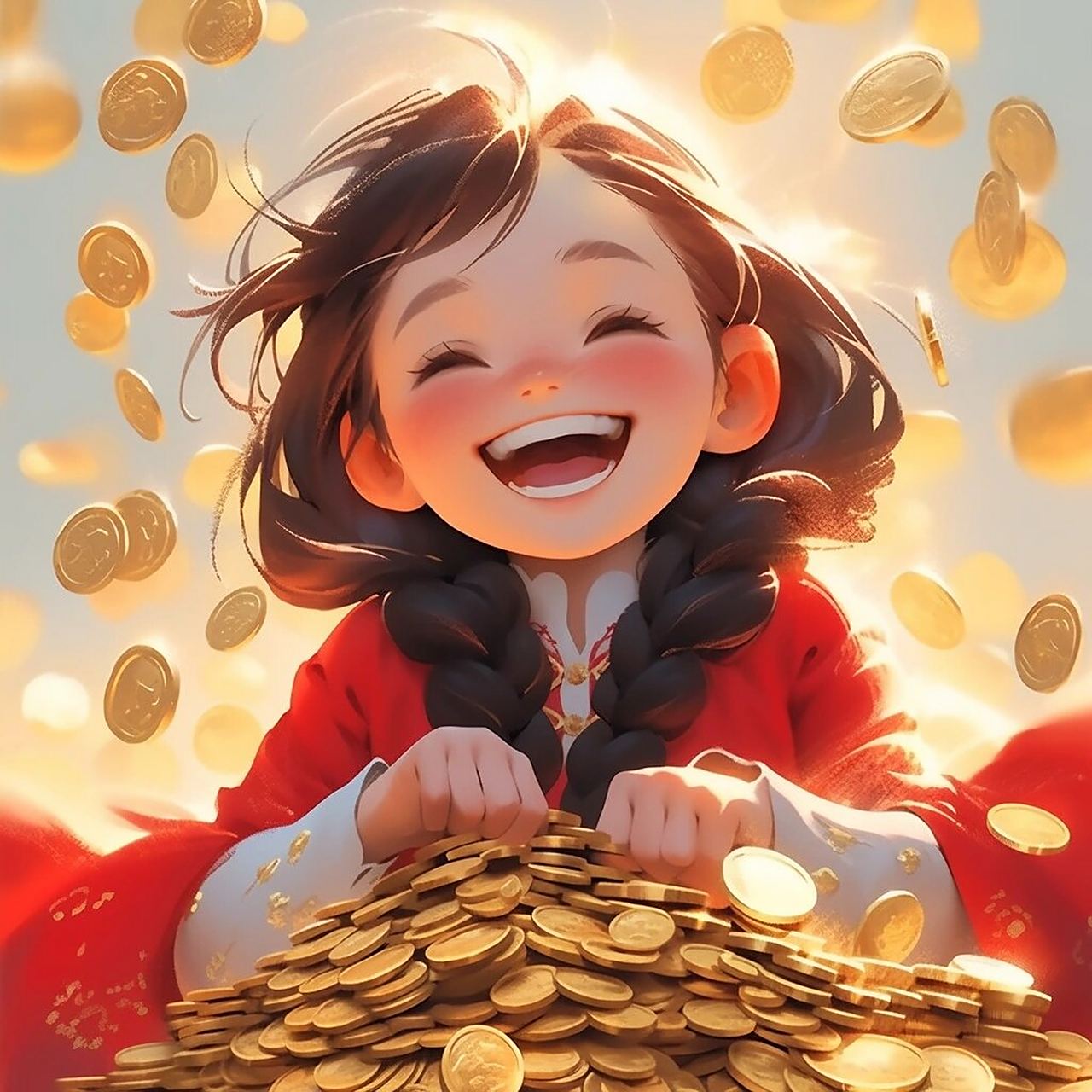 招财头像/不发脾气,只发财90