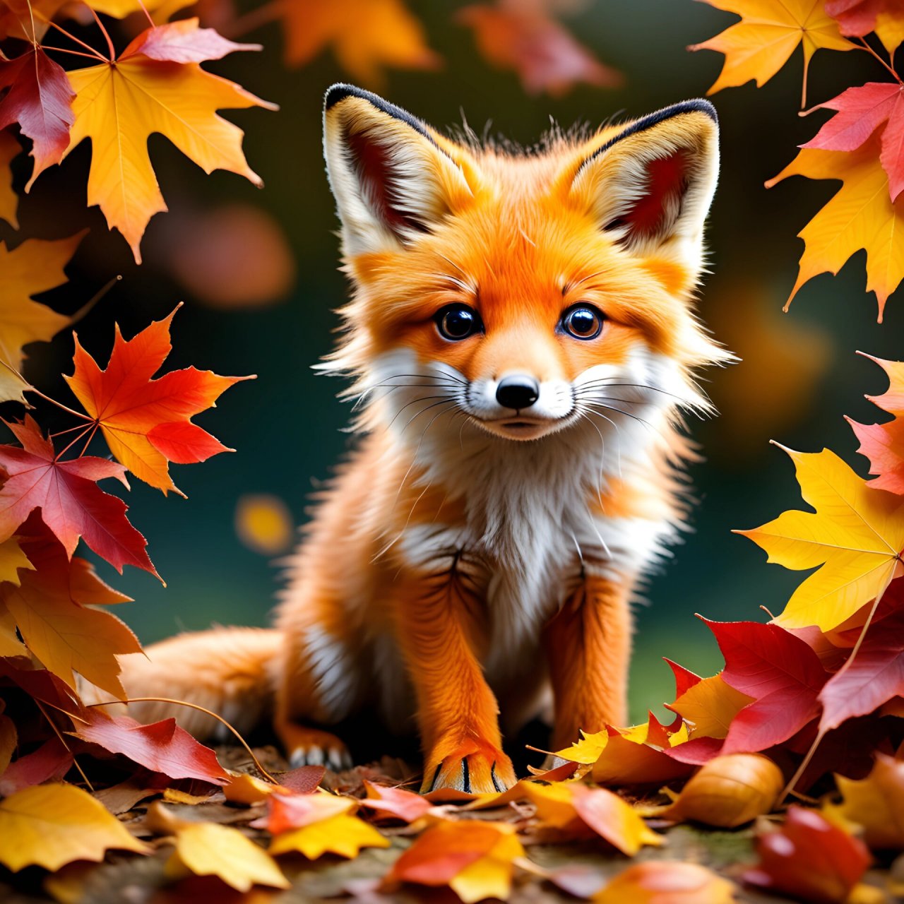 可爱的狐狸头像图片