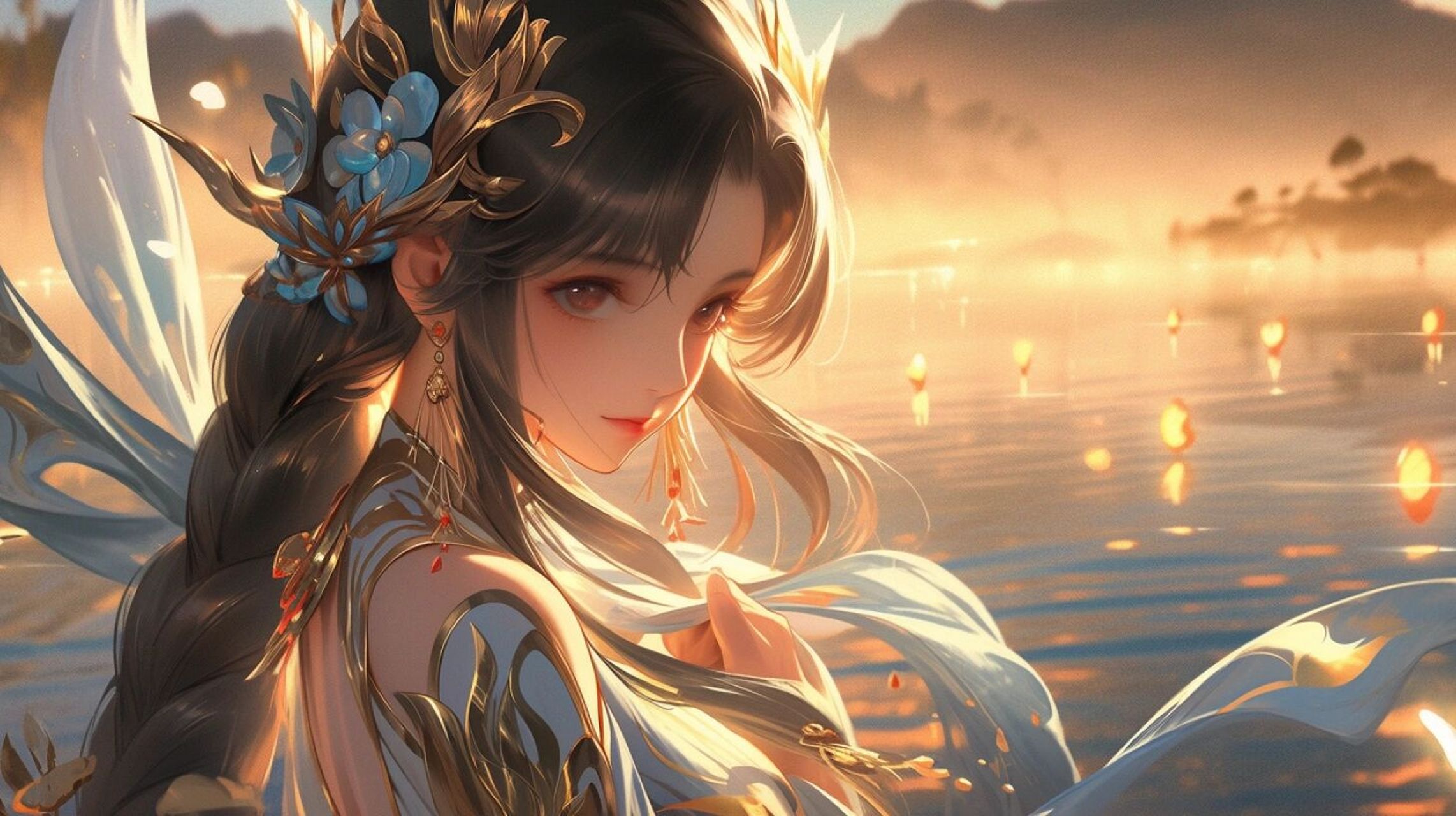 白鹤梁神女-4k超清壁纸 心目中大乔皮肤top1!