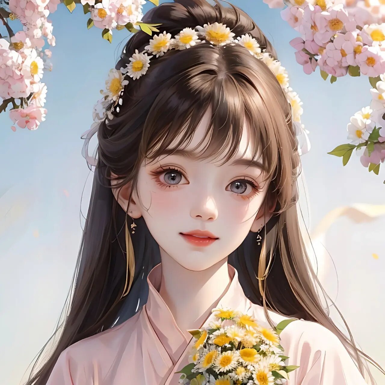 好看的女生头像95 "鲜花的浪漫和春日的心动,注定将是一场视觉盛宴"